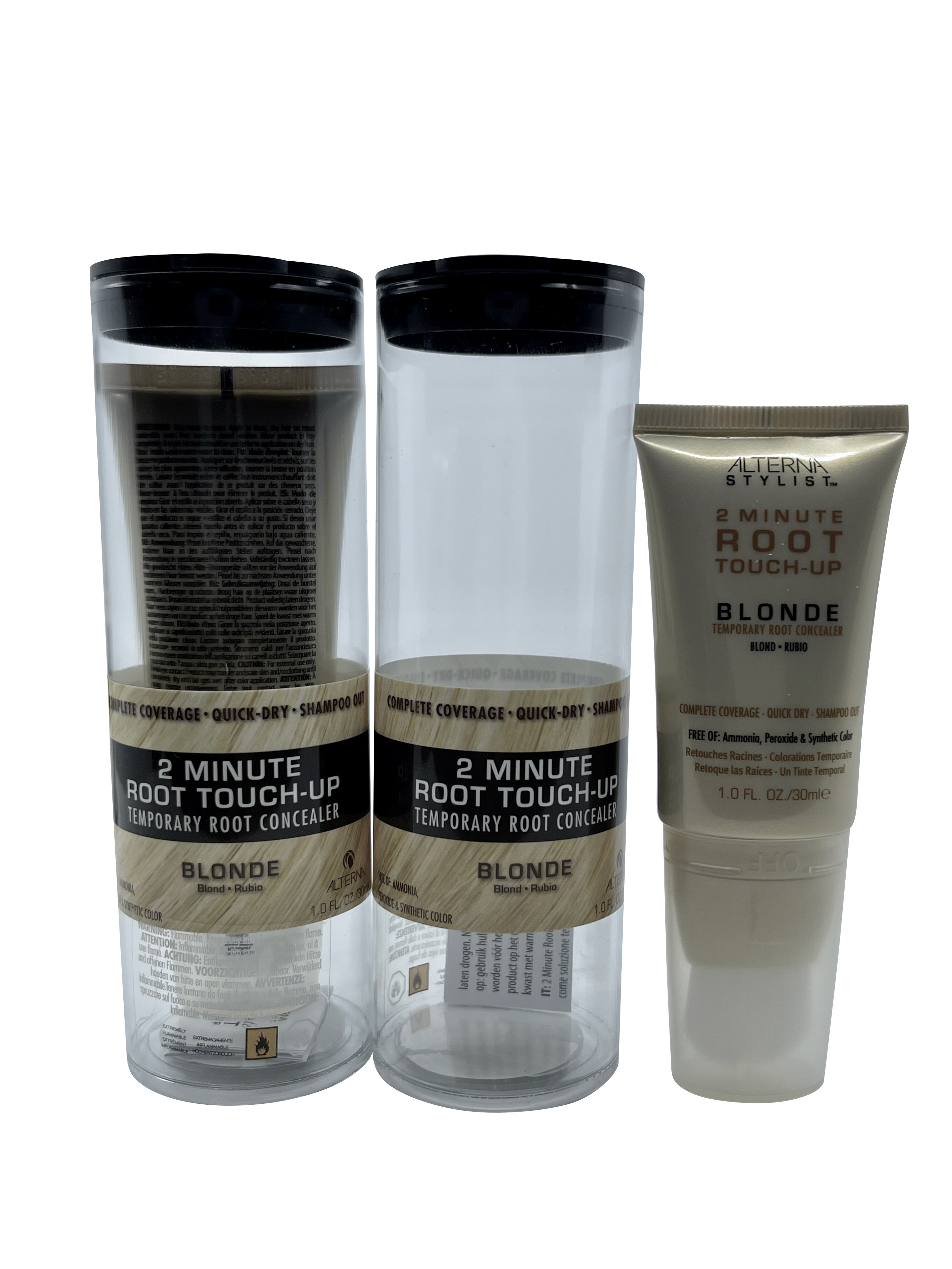 Alterna Stylist 2 Minute Root Touch Up Temporary Root Concealer Blonde 1 OZ 2 pk