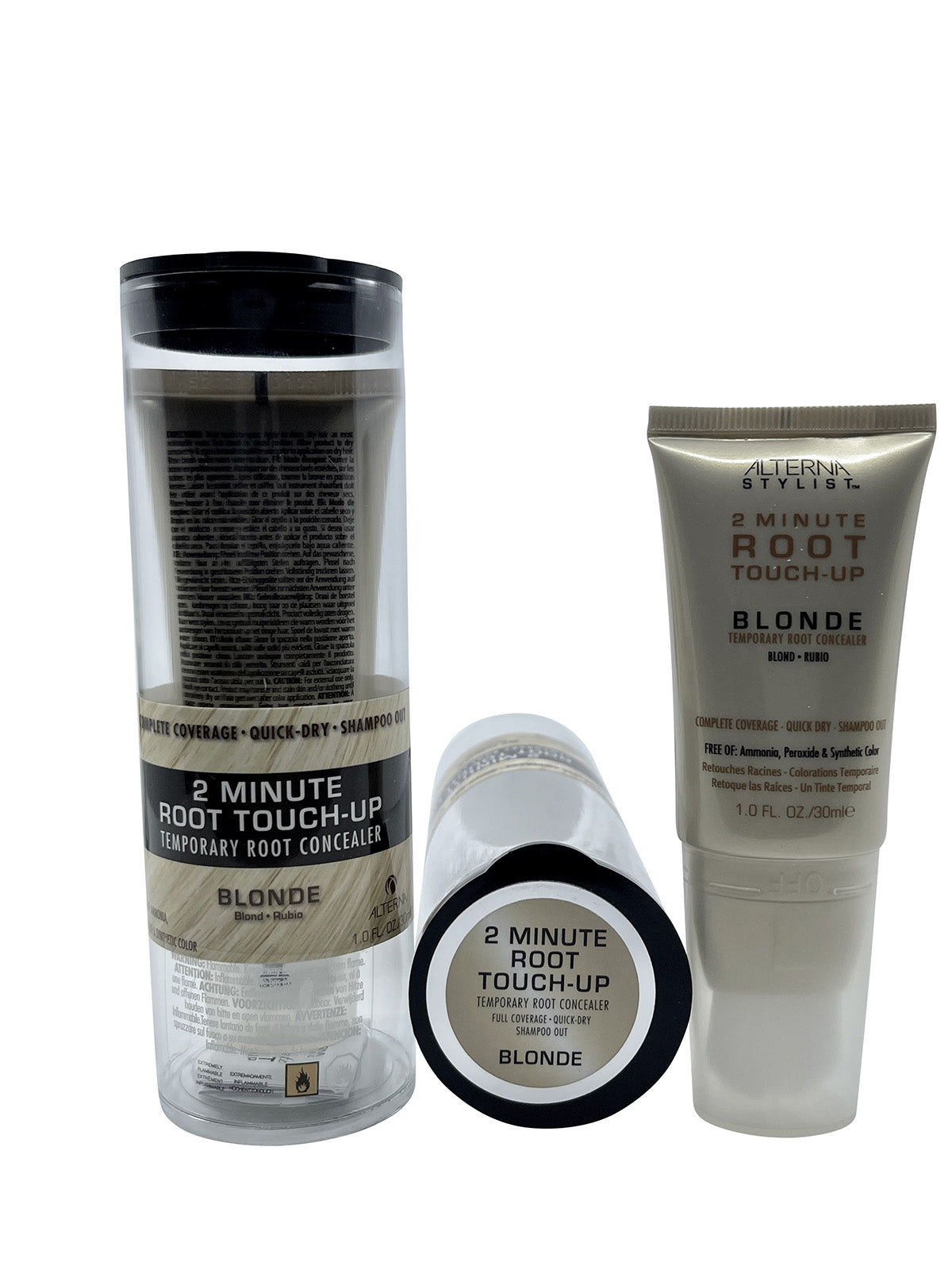 Alterna Stylist 2 Minute Root Touch Up Temporary Root Concealer Blonde 1 OZ 2 pk