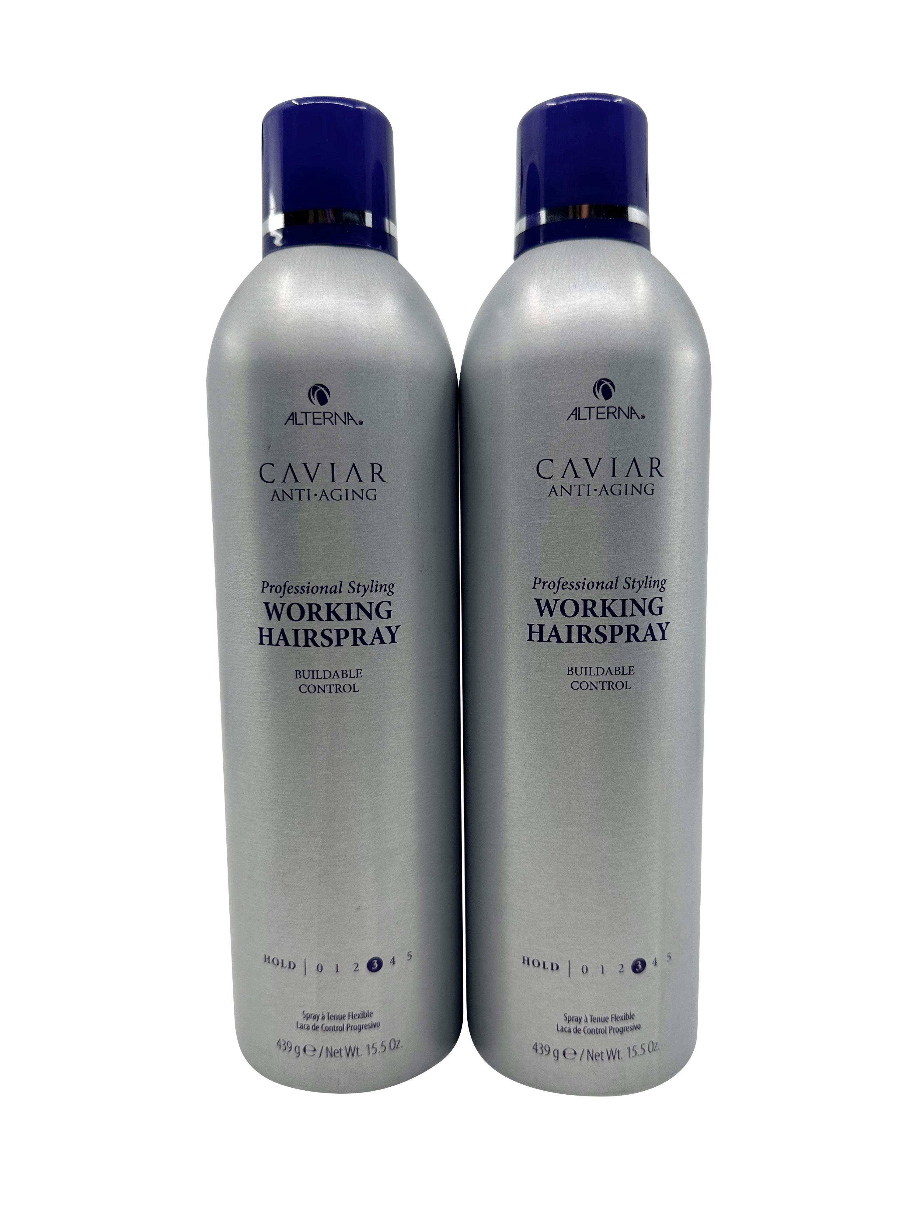 Alterna Caviar Anti Aging Working Hairspray Buildable Control 15.50 OZ DUO