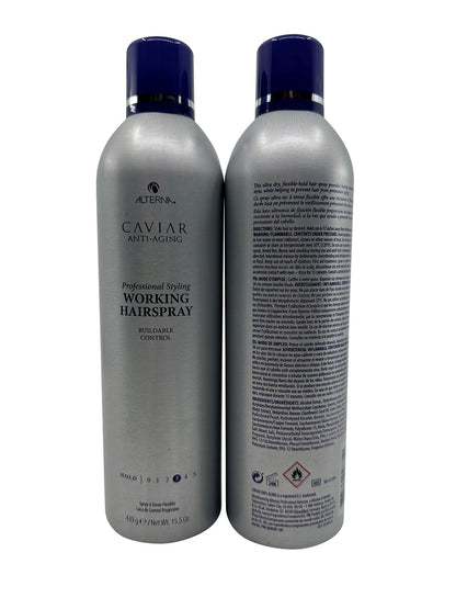 Alterna Caviar Anti Aging Working Hairspray Buildable Control 15.50 OZ DUO