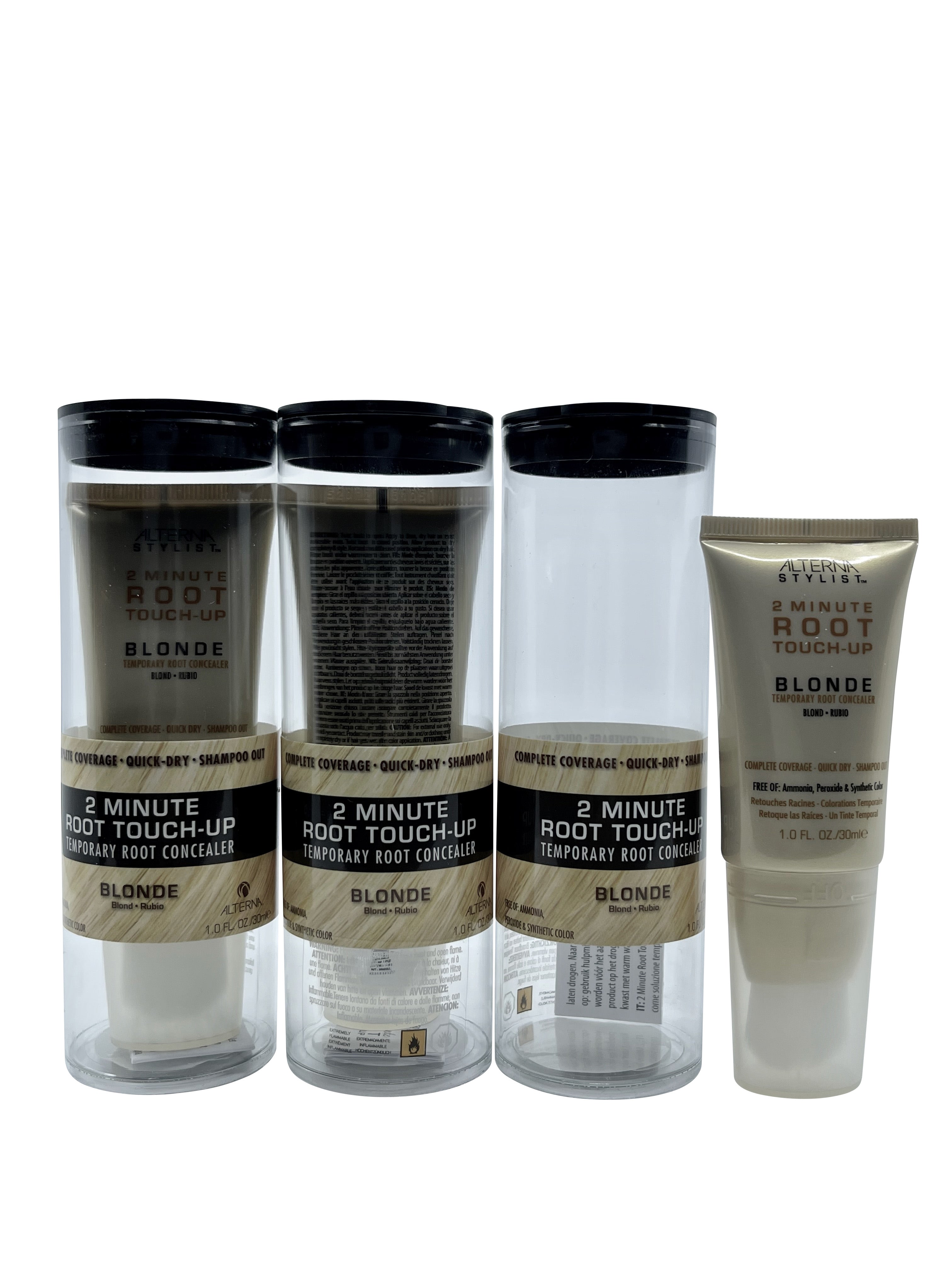 Alterna Stylist 2 Minute Root Touch Up Temporary Root Concealer Blonde 1 OZ 3 pk