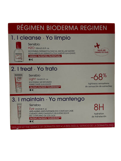 Bioderma Sensibio Soothing Discovery Set 3 Piece Set