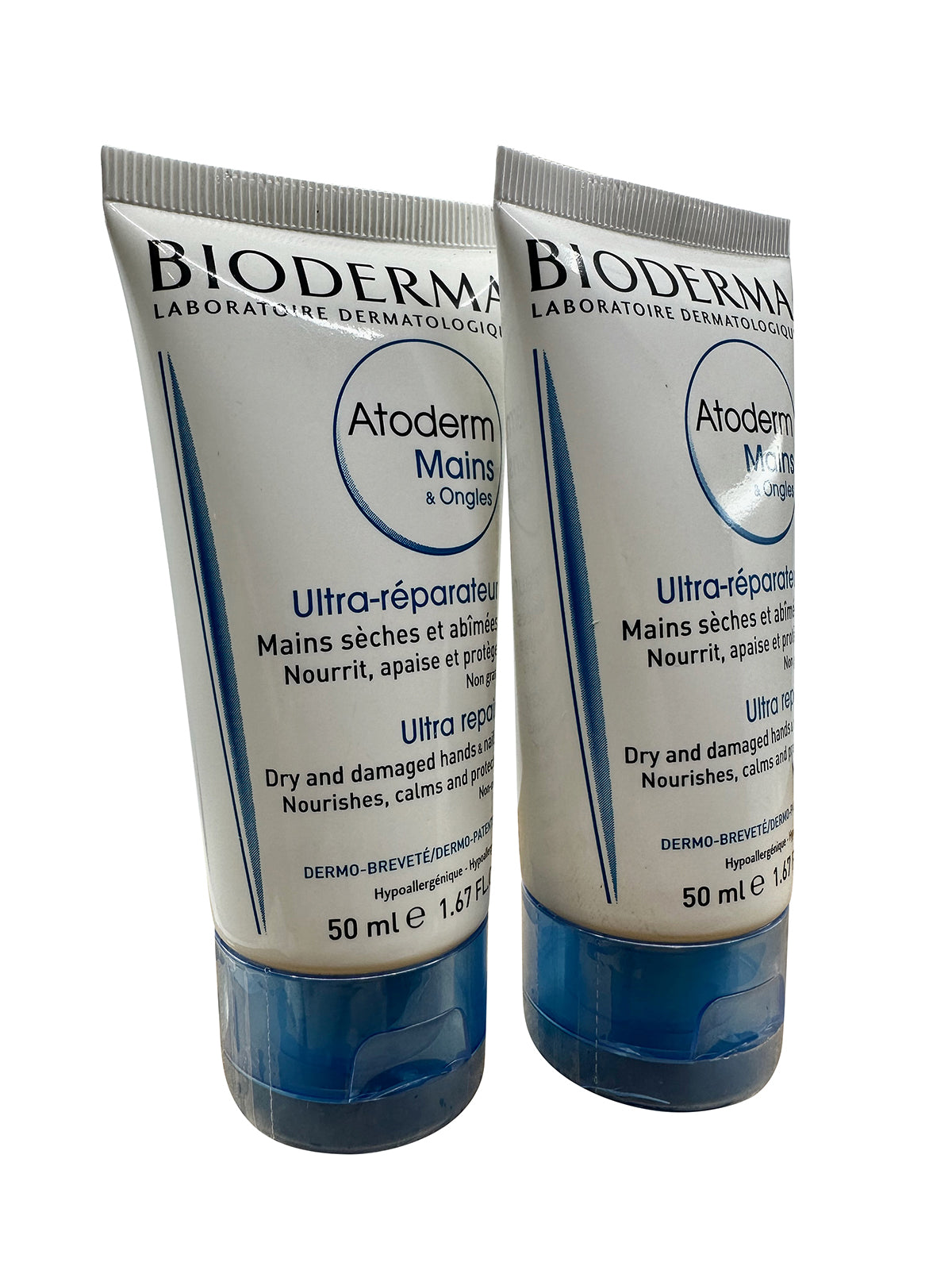 Bioderma Atoderm Hands and Nails Cream 1.67 OZ Set of 2