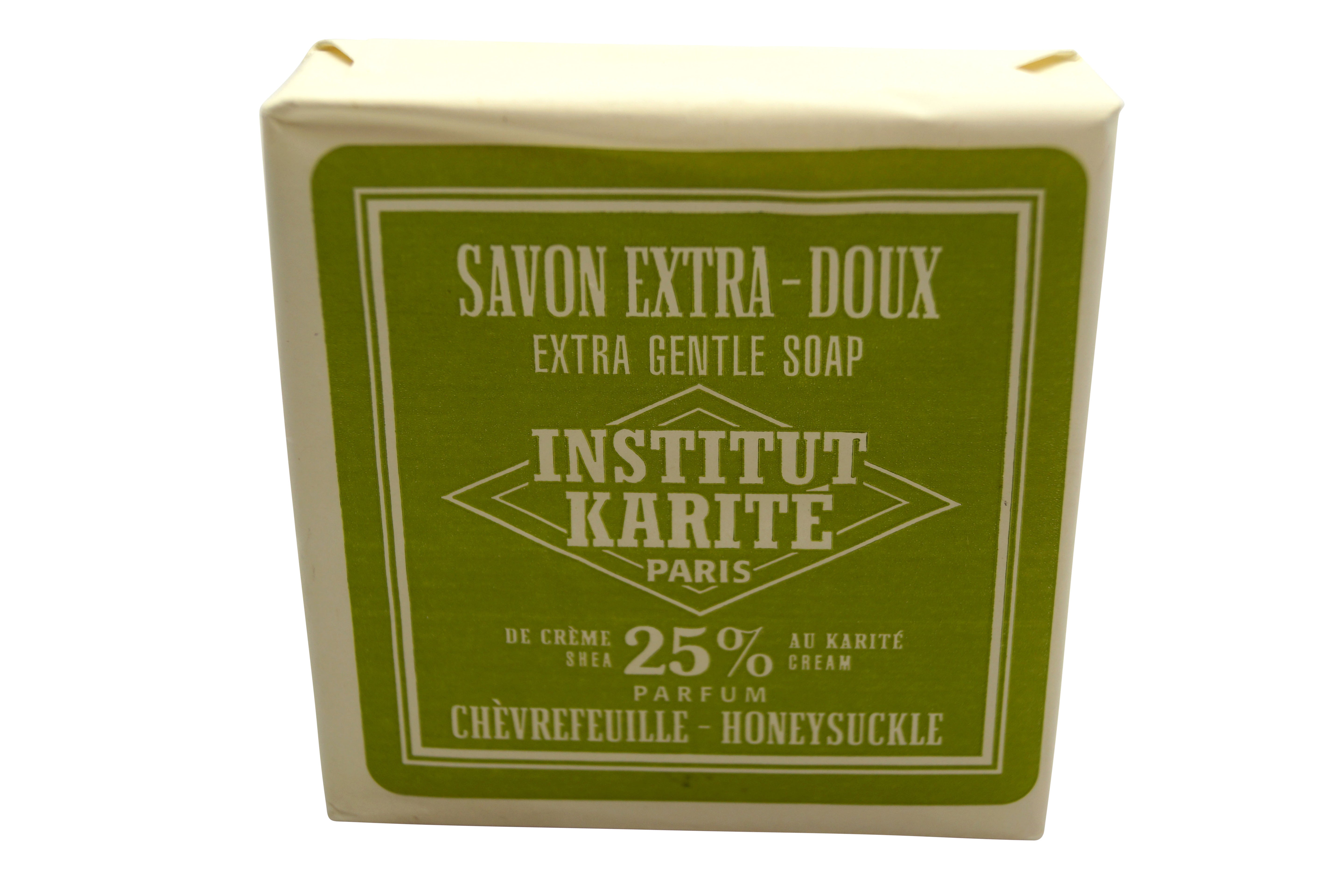 Institut Karite Paris Extra Gentle Soap  3.4 oz Honeysuckle Fragrance
