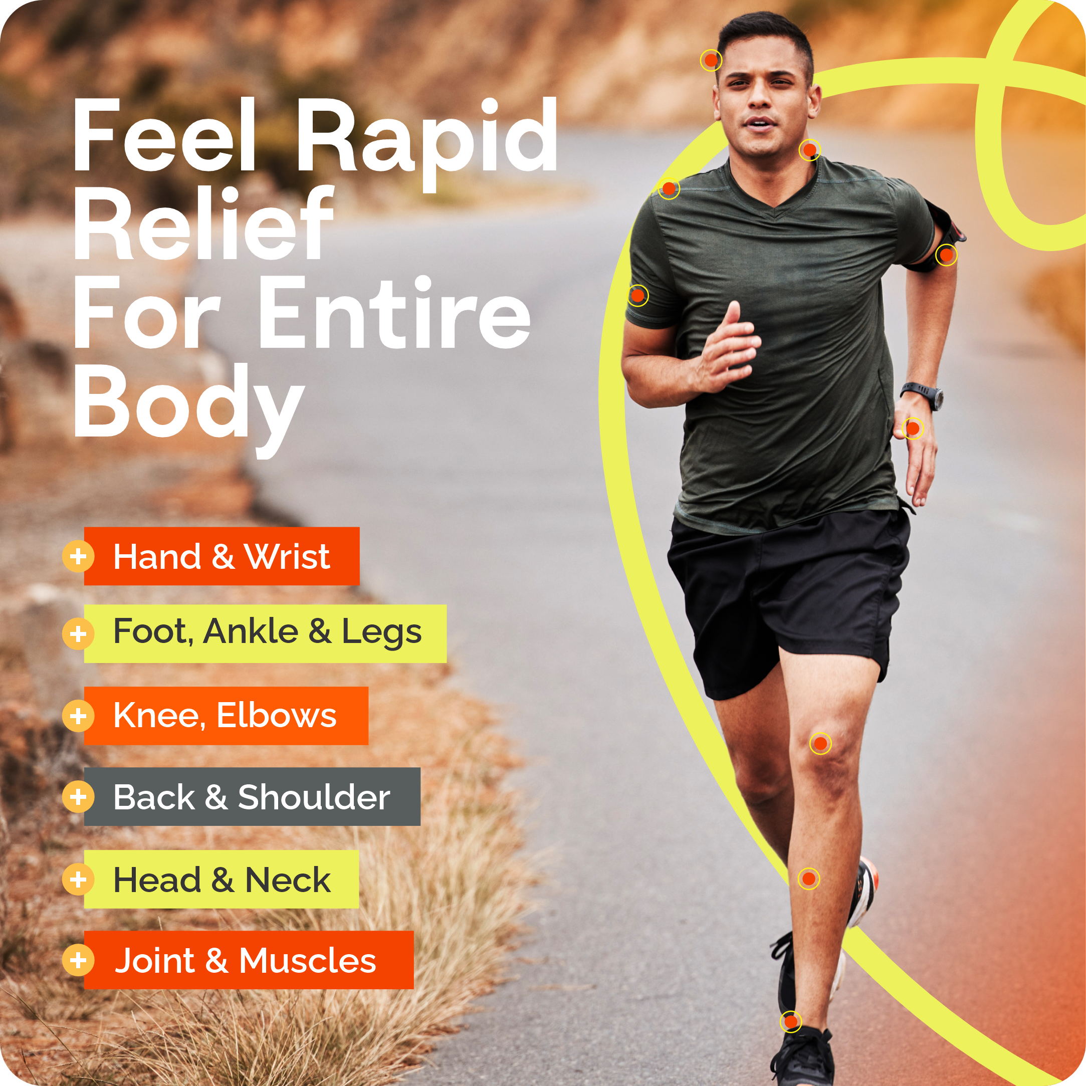 Rugged Fit Cold & Hot Pain Relief Roll-On Gel 3.38 fl oz – Max-Strength Menthol 2% & Methyl Salicylate 10% with Arnica, Calendula & Horse Chestnut – Non-Greasy, Fast-Absorbing Muscle & Joint Therapy
