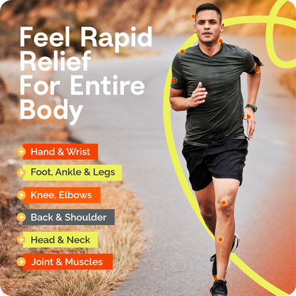 Rugged Fit Cold & Hot Pain Relief Roll-On Gel 3.38 fl oz – Max-Strength Menthol 2% & Methyl Salicylate 10% with Arnica, Calendula & Horse Chestnut – Non-Greasy, Fast-Absorbing Muscle & Joint Therapy