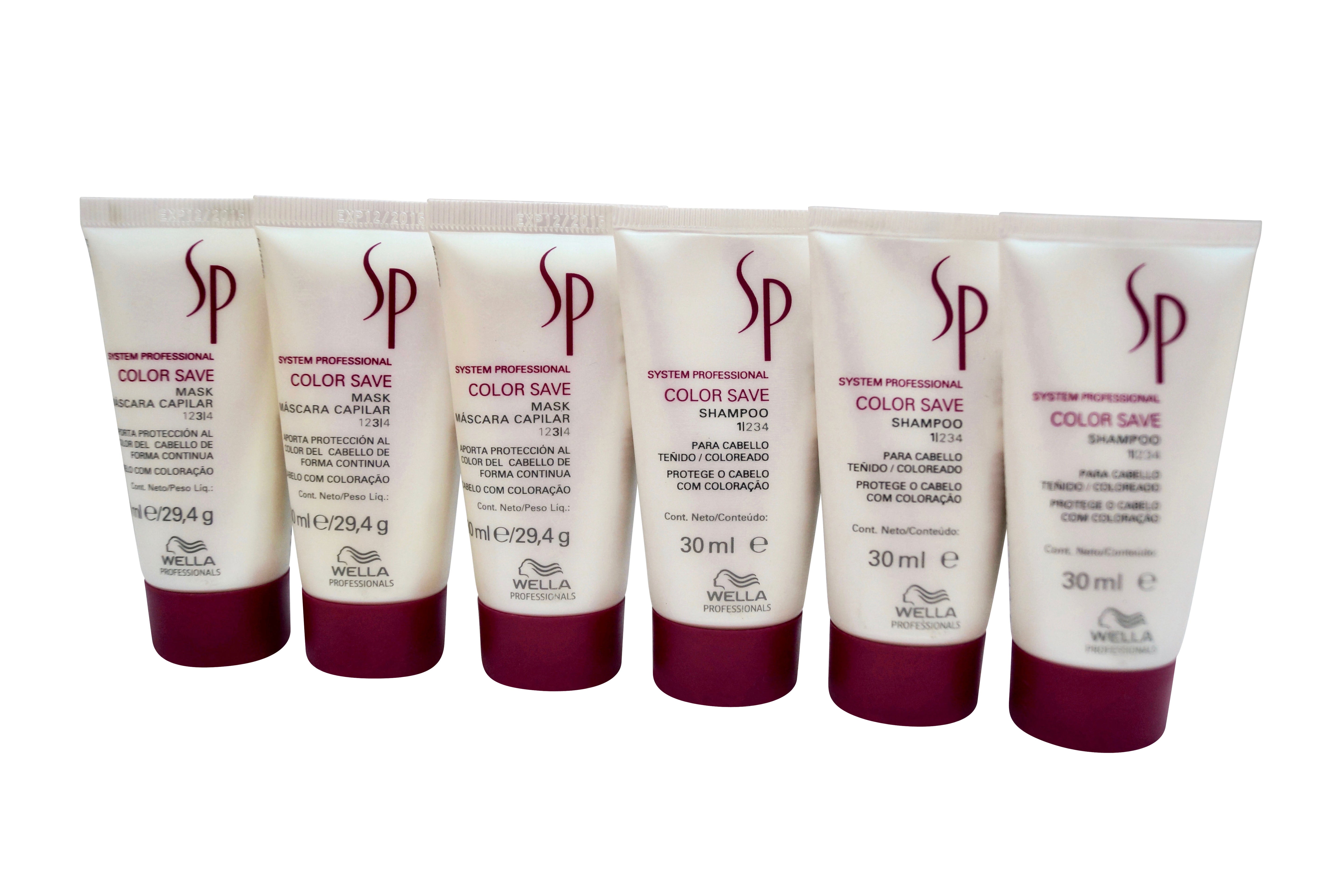 Wella System Professional Color Save Mask 1 OZ Travel Set of 6