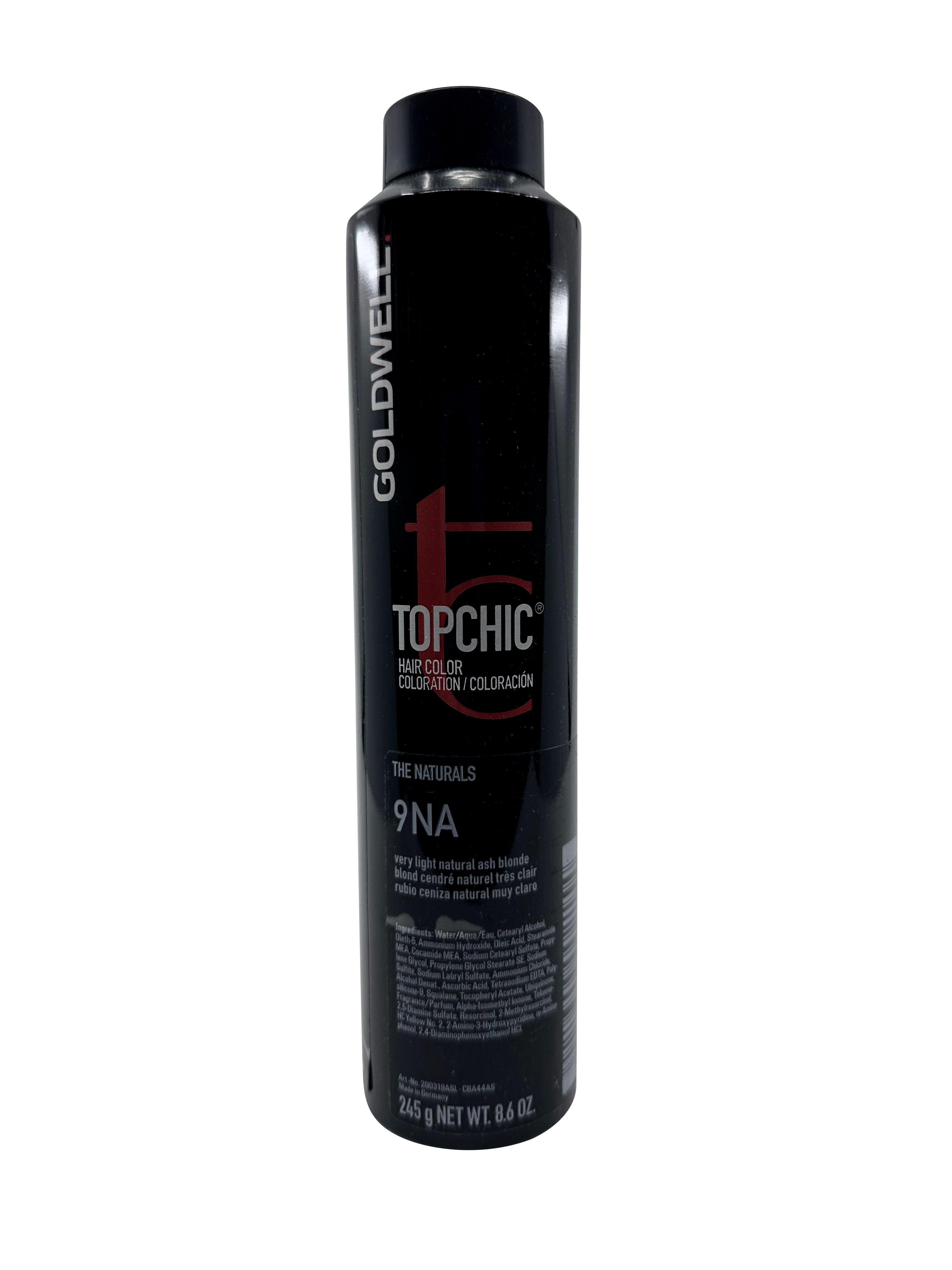 Goldwell Topchic Hair Color Naturals 9NA Very Light Natural Ash Blonde 8.6 OZ