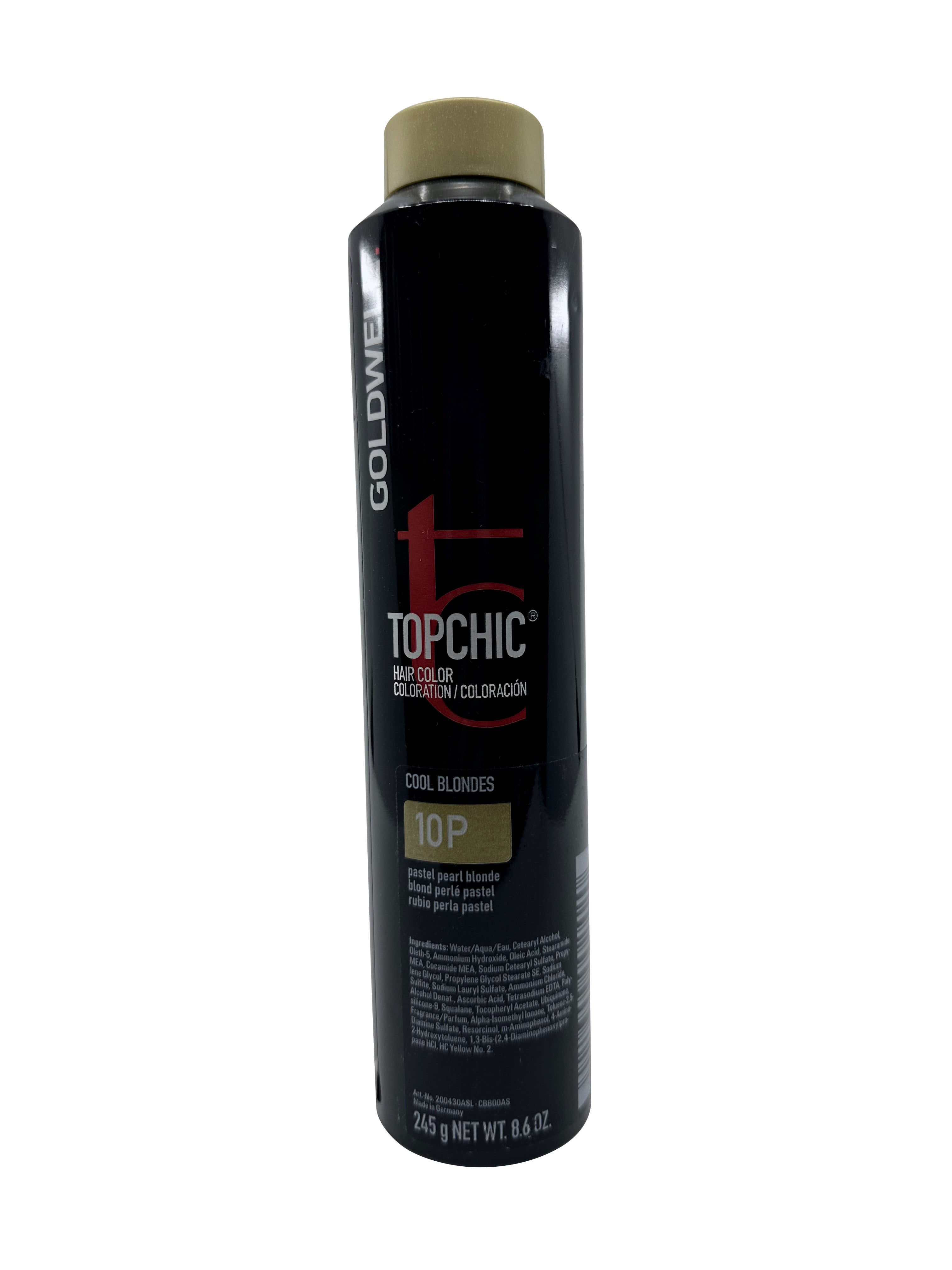 Goldwell Topchic Hair Color Cool Blondes 10P Pastel Pearl Blonde 8.6 OZ