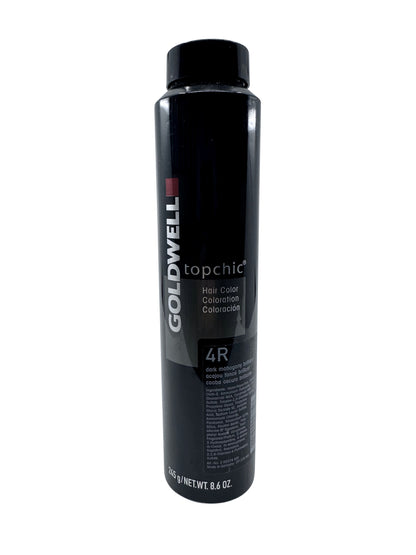 Goldwell Topchic Hair Color 4R Dark Mahogany Brilliant 8.6 OZ