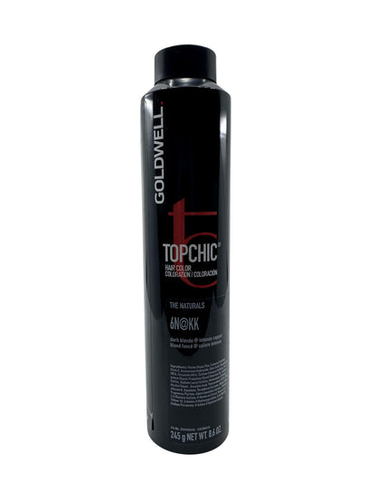 Goldwell Topchic Hair Color The Naturals 6N@KK Dark Blonde Intense Copper 8.6 OZ