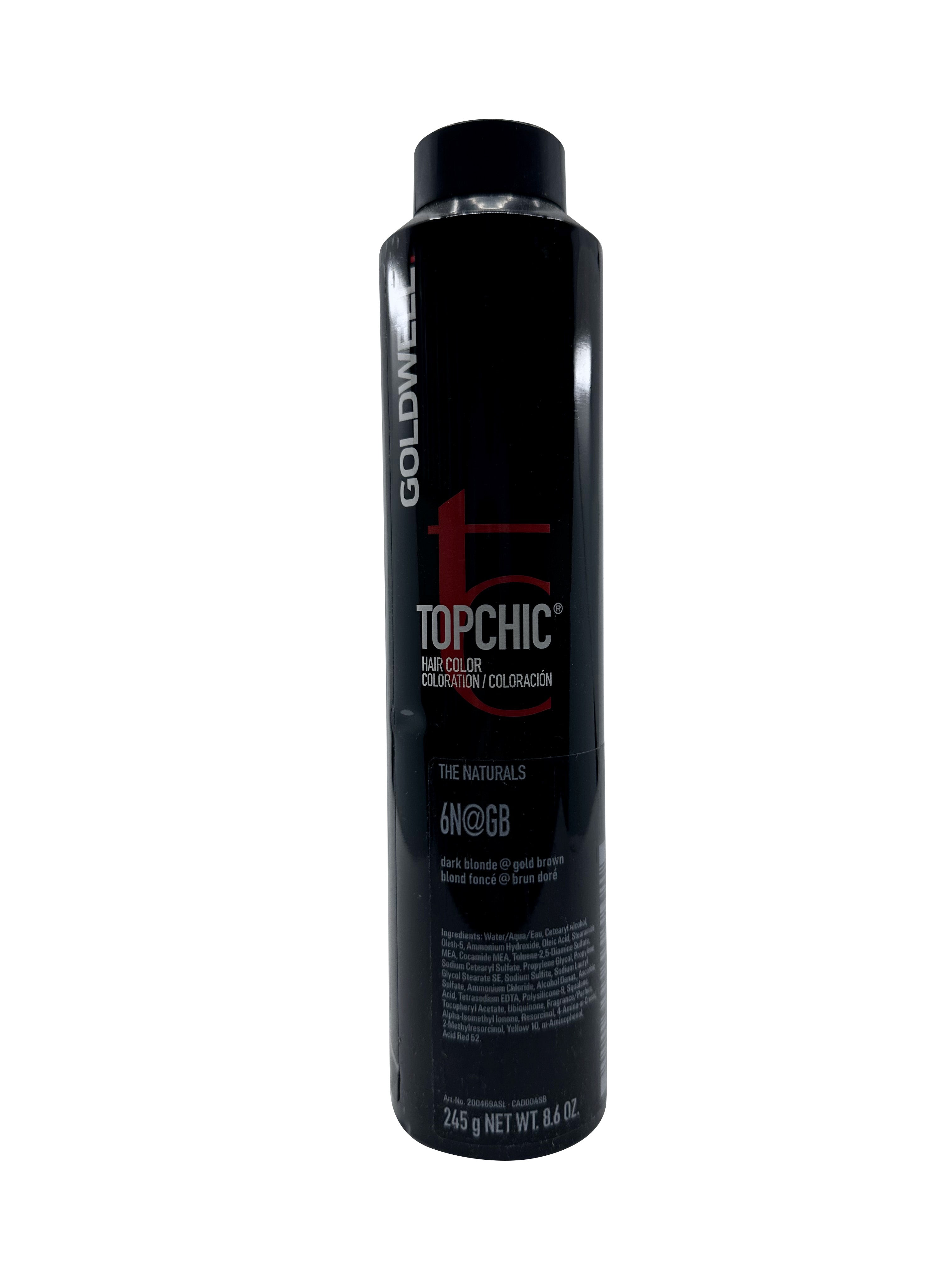 Goldwell Topchic Hair Color The Naturals 6N@GB Dark Blonde Golden Brown 8.6 OZ