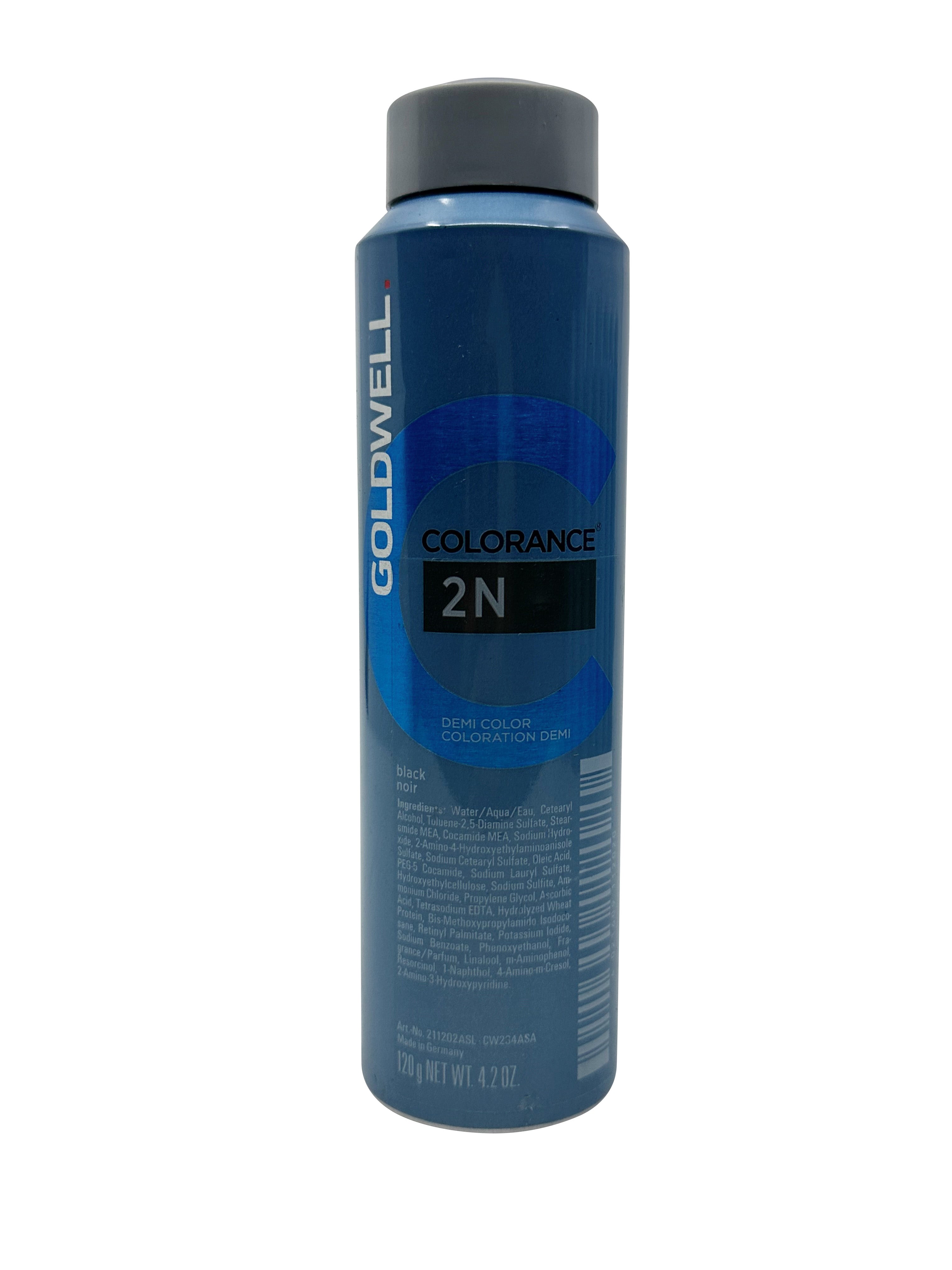 Goldwell Colorance Demi Hair Color 2N Black 4.2 OZ