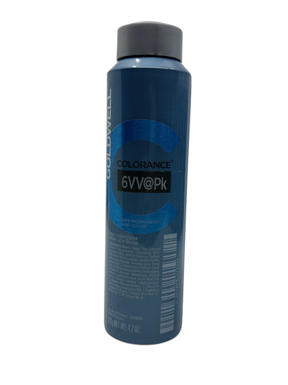 Goldwell Colorance Demi Hair Color 6VV@PK Steel Violet@Pink 4.2 OZ