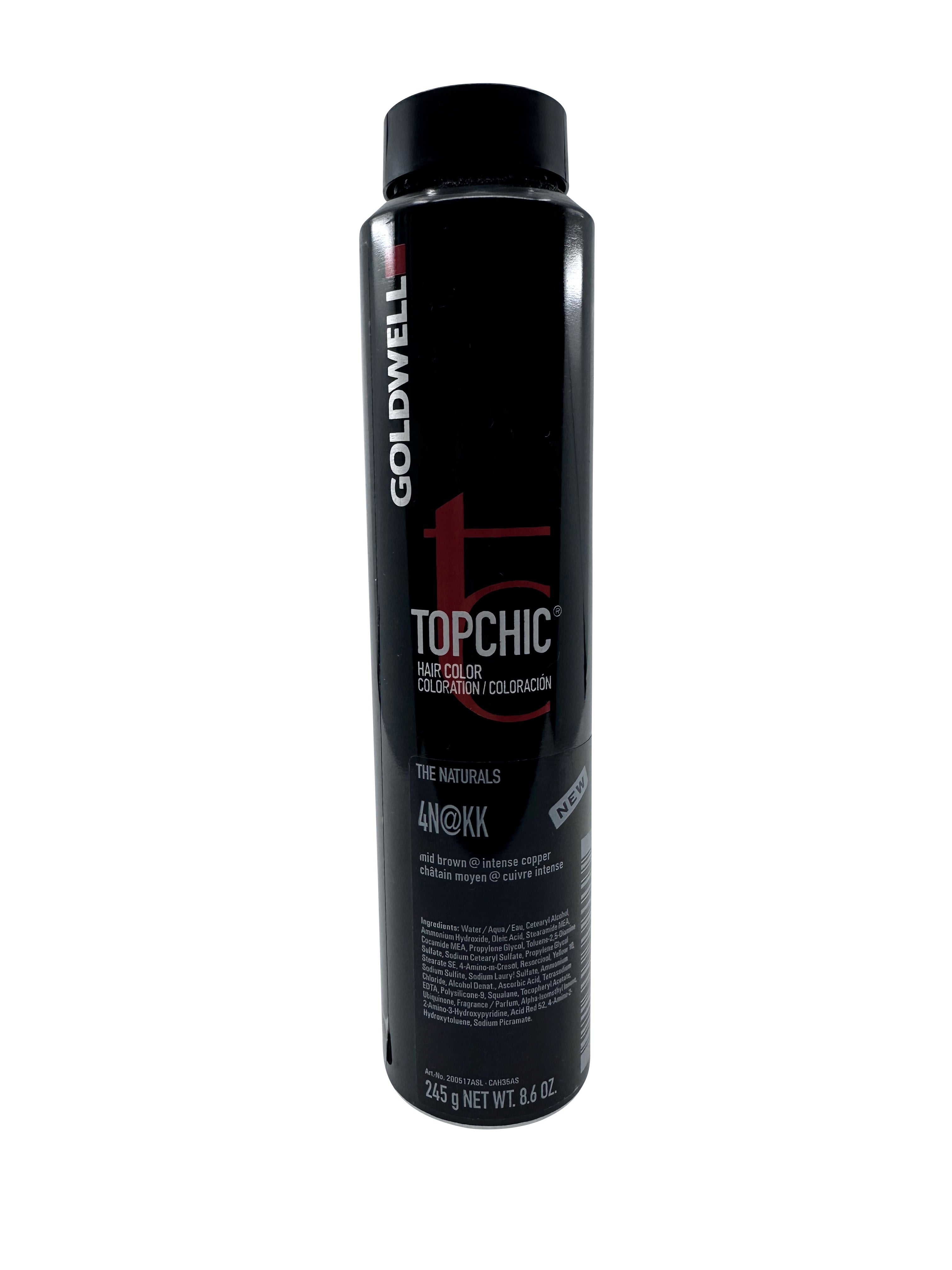 Goldwell Topchic Hair Color The Naturals 4N@KK 8.6 OZ