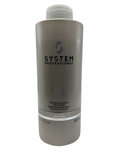 Wella System Professional Repair Shampoo Strengthening Hair Cleanser 33.8 OZ