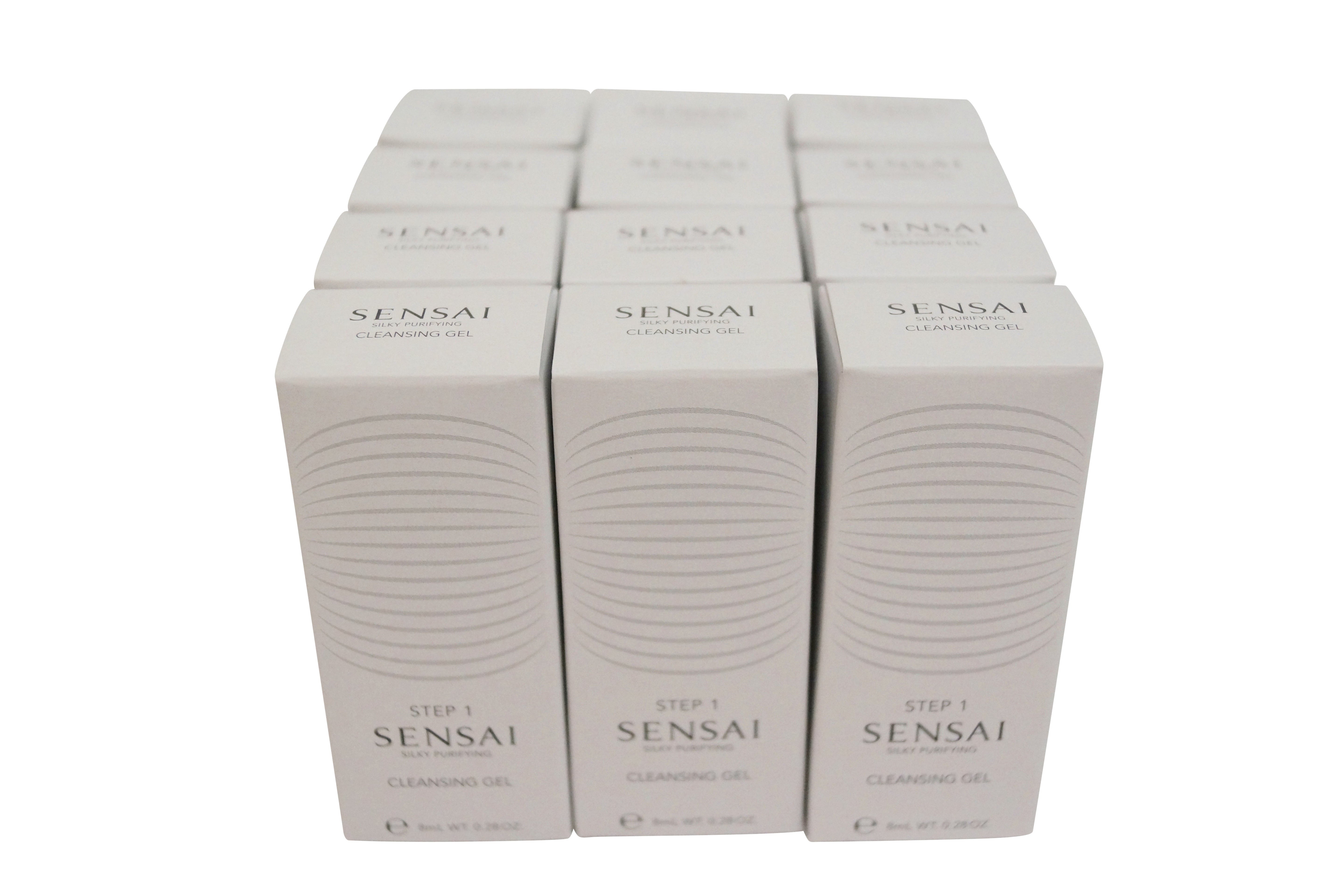 Sensai Silky Purifying Cleansing Gel Travel Set, 0.28 Oz x 12