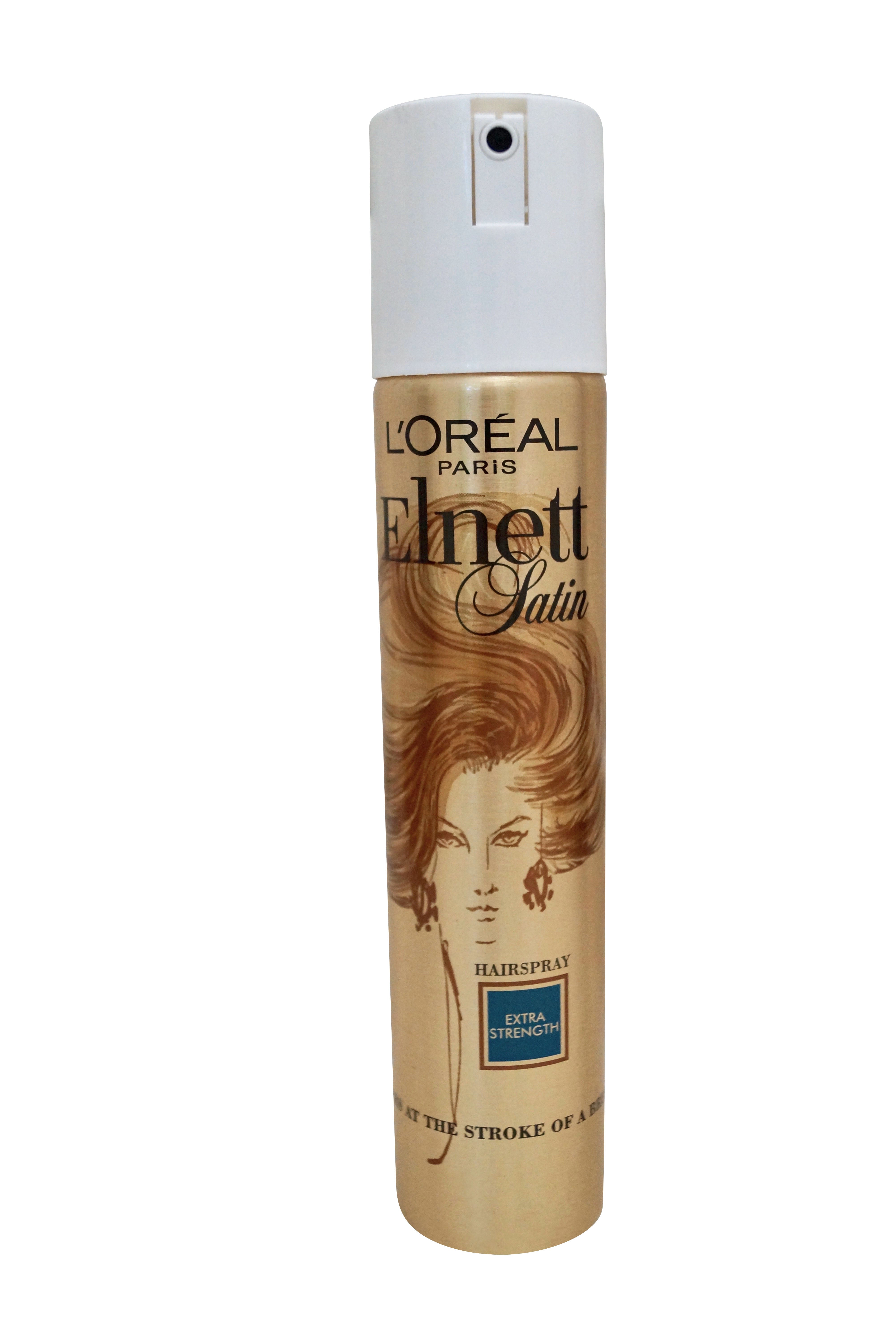 L'Oreal Elnet Satin Hairspray Extra Strong 6.7 OZ