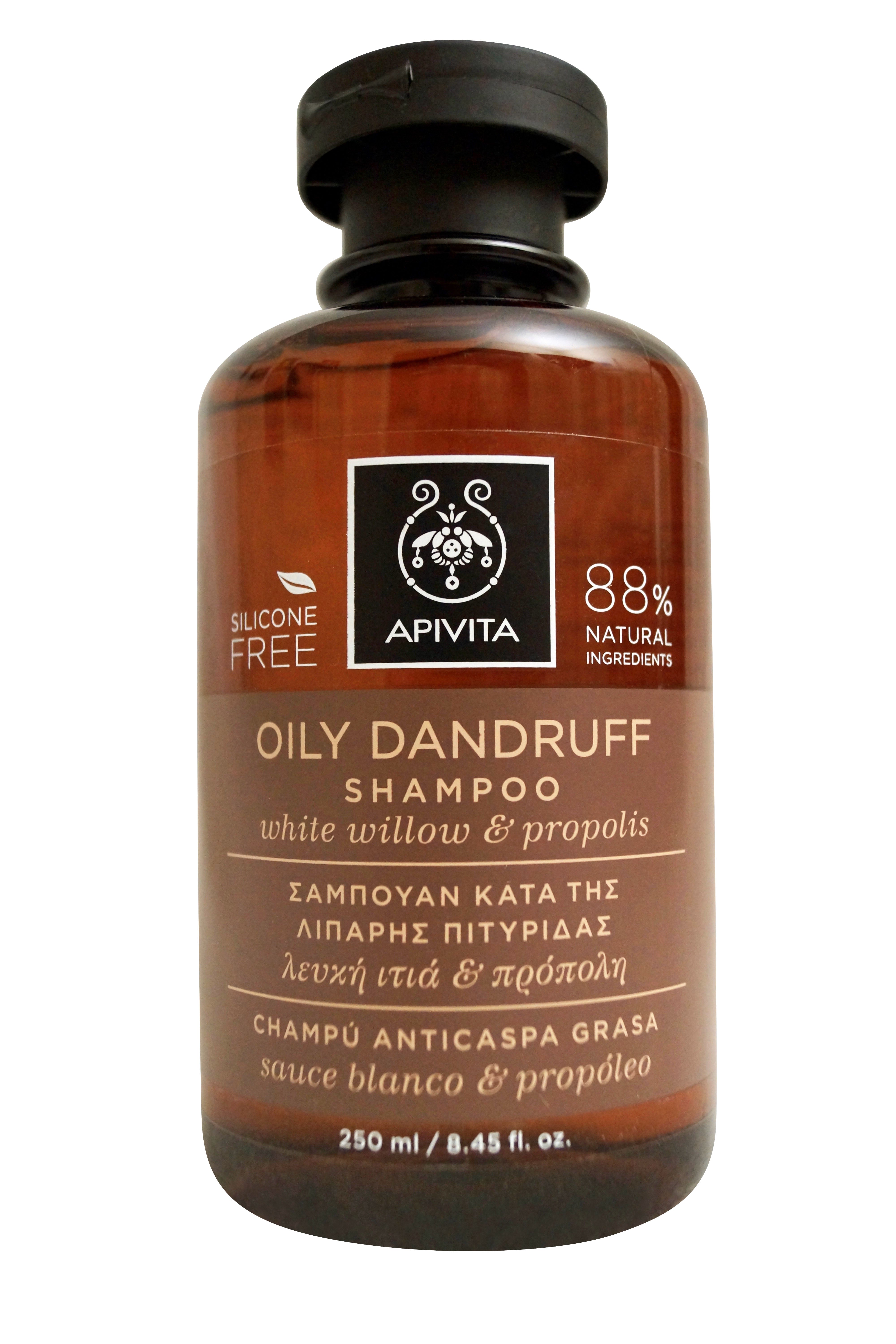 Apivita Oily Dandruff Shampoo with Willow & Propolis 8.45 OZ