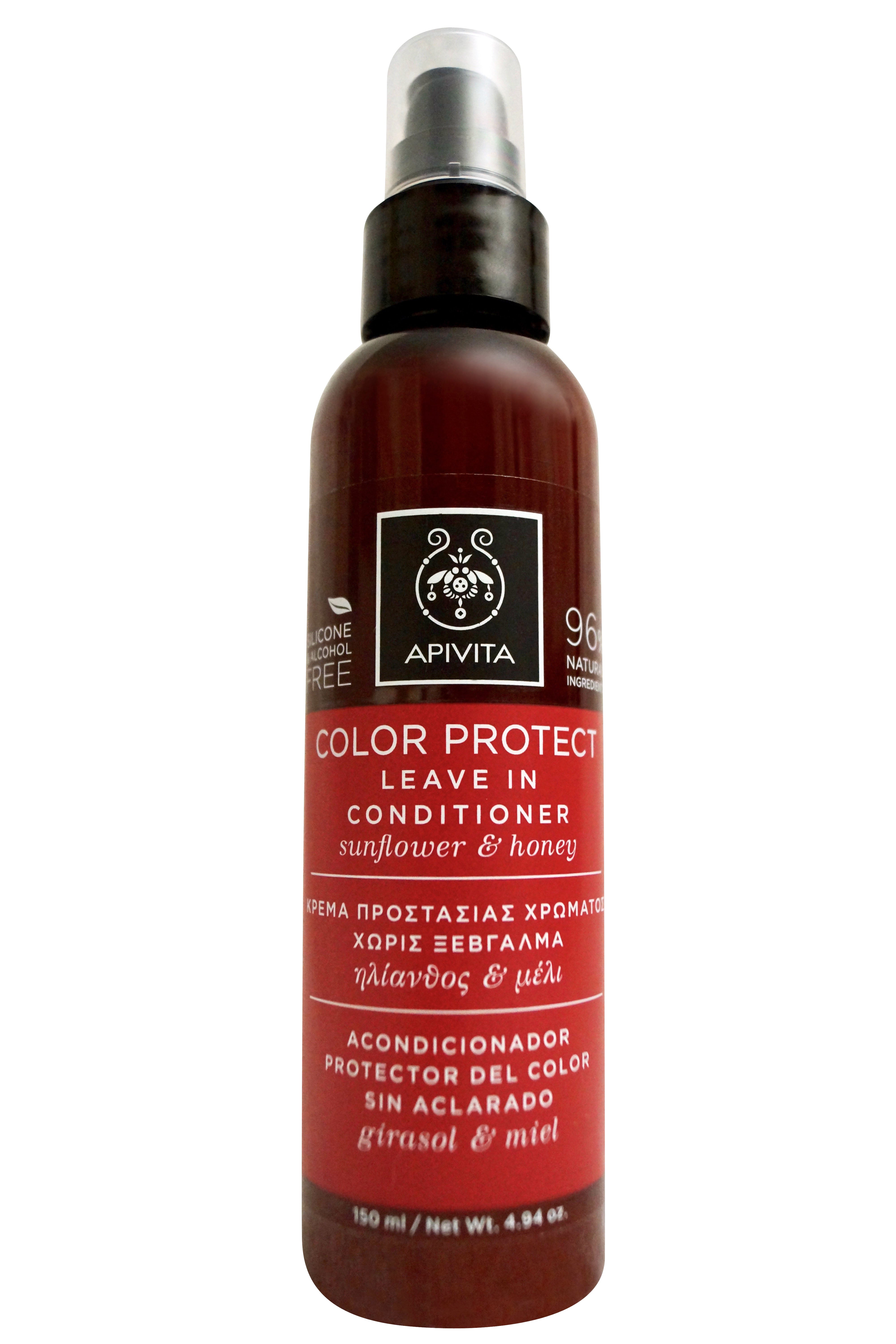 Apivita Color Protect Leave In Conditioner Sunflower & Honey 4.94 OZ