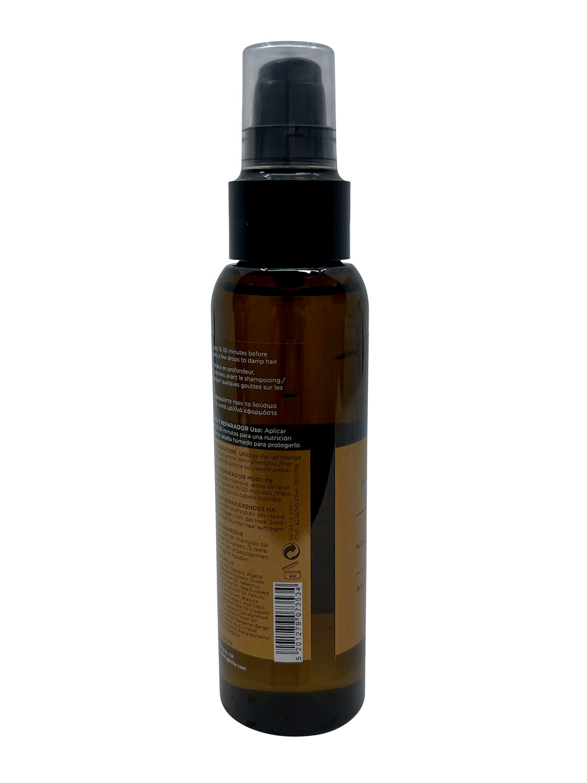 Apivita Rescue Hair Oil with Argan & Olive 3.38 OZ