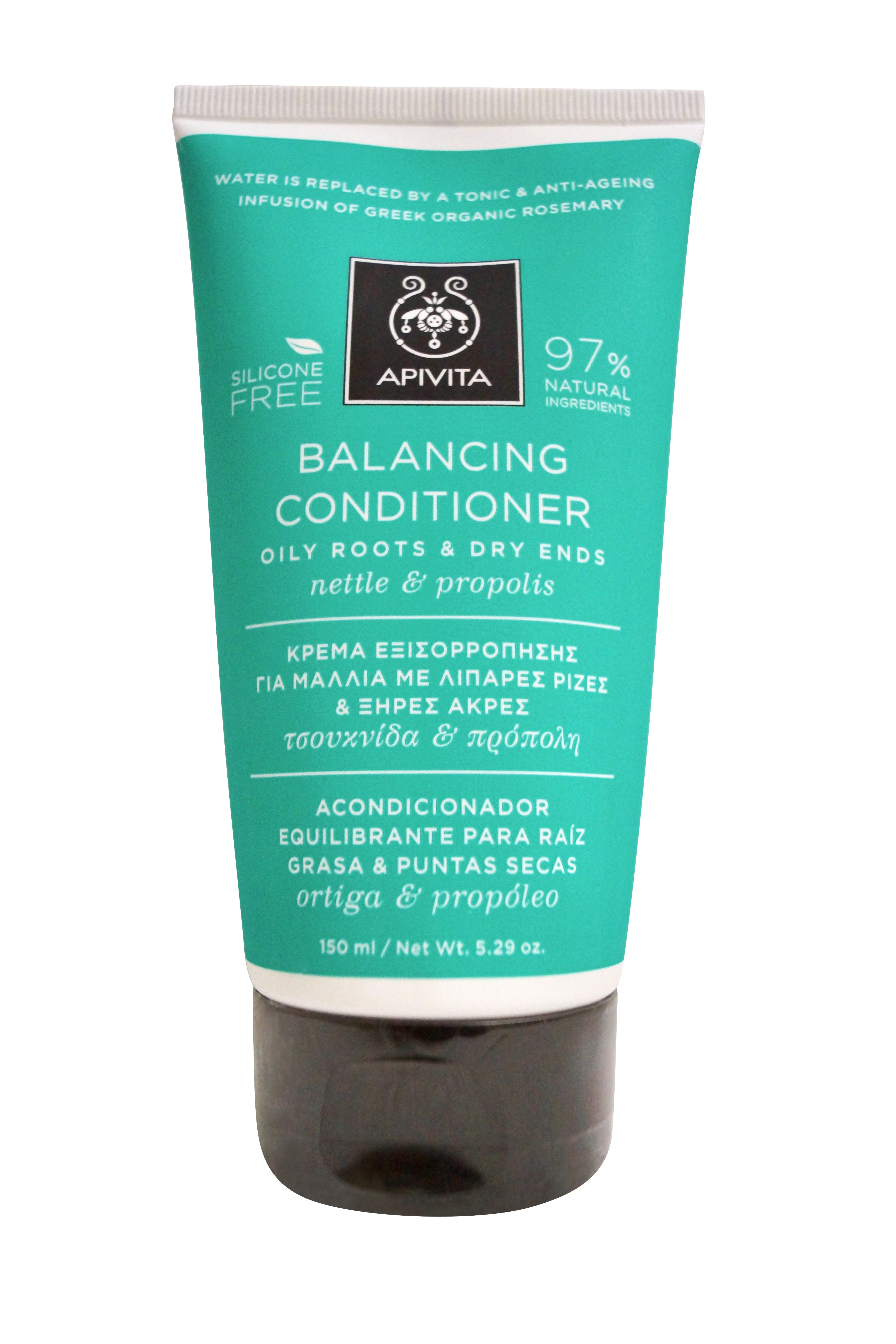 Apivita Balancing Conditioner with Nettle & Propolis 5.29 OZ