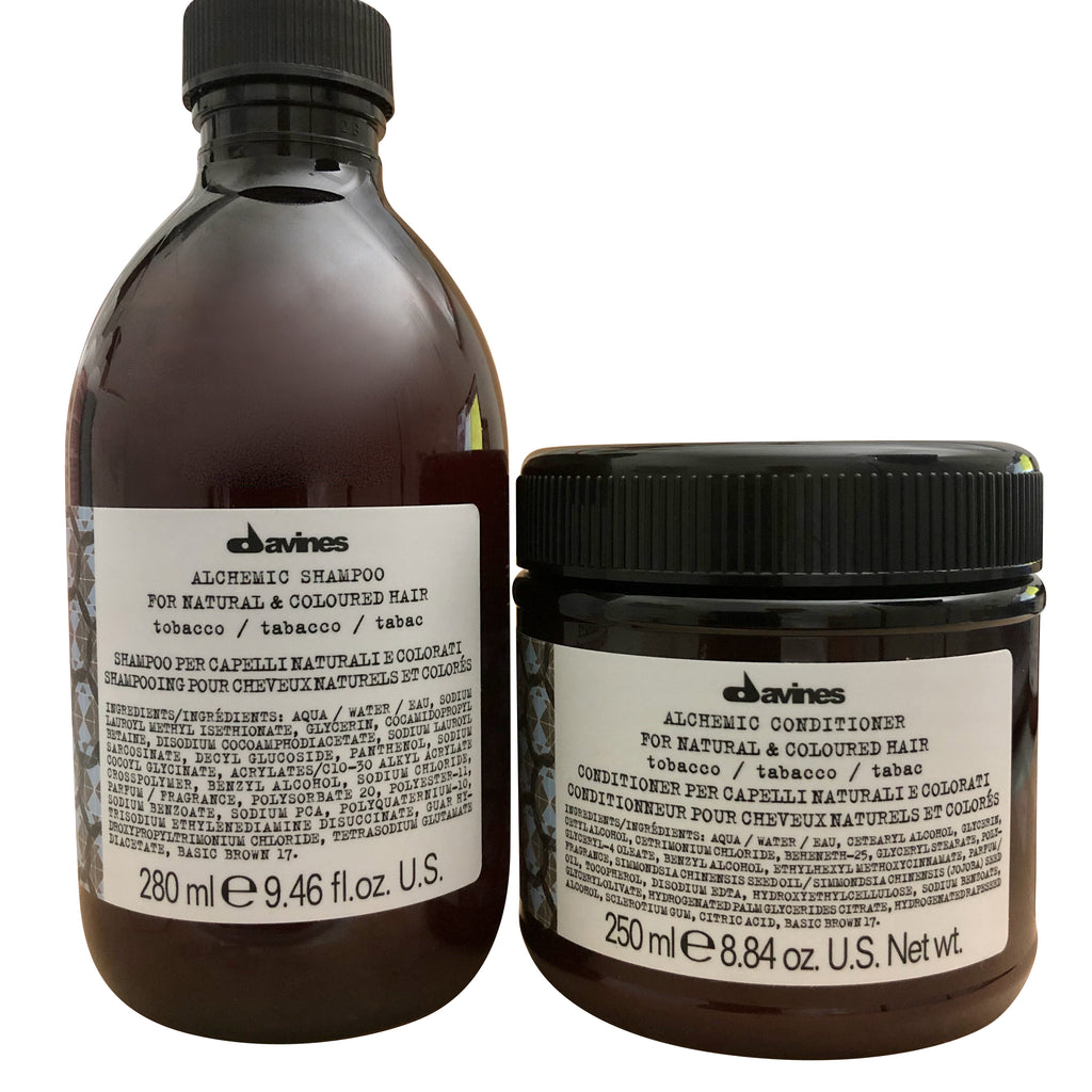 davines alchemic tobacco review Davines Alchemic Tobacco Shampoo 9.46 & Conditioner 8.45 OZ Set – Beautyvice