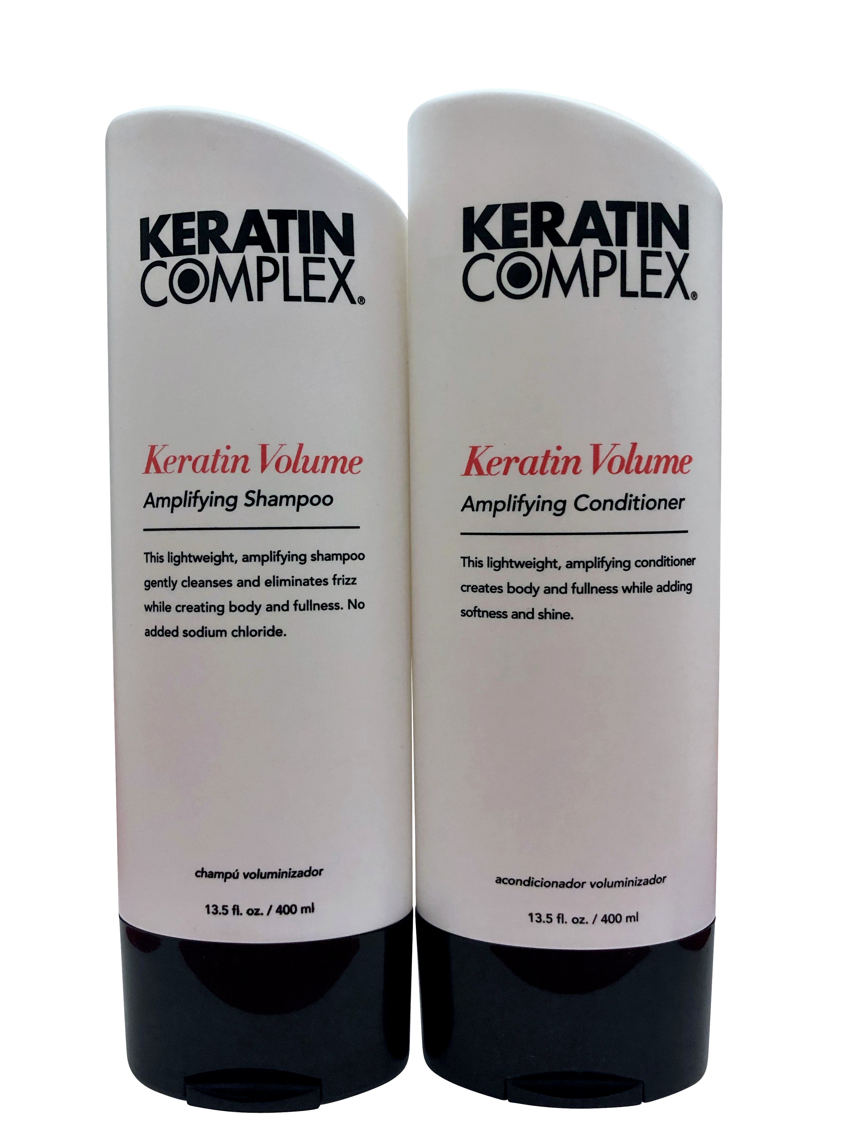 Keratin Complex Keratin Volume Amplifying Shampoo & Conditioner Set 13.5 OZ Ea