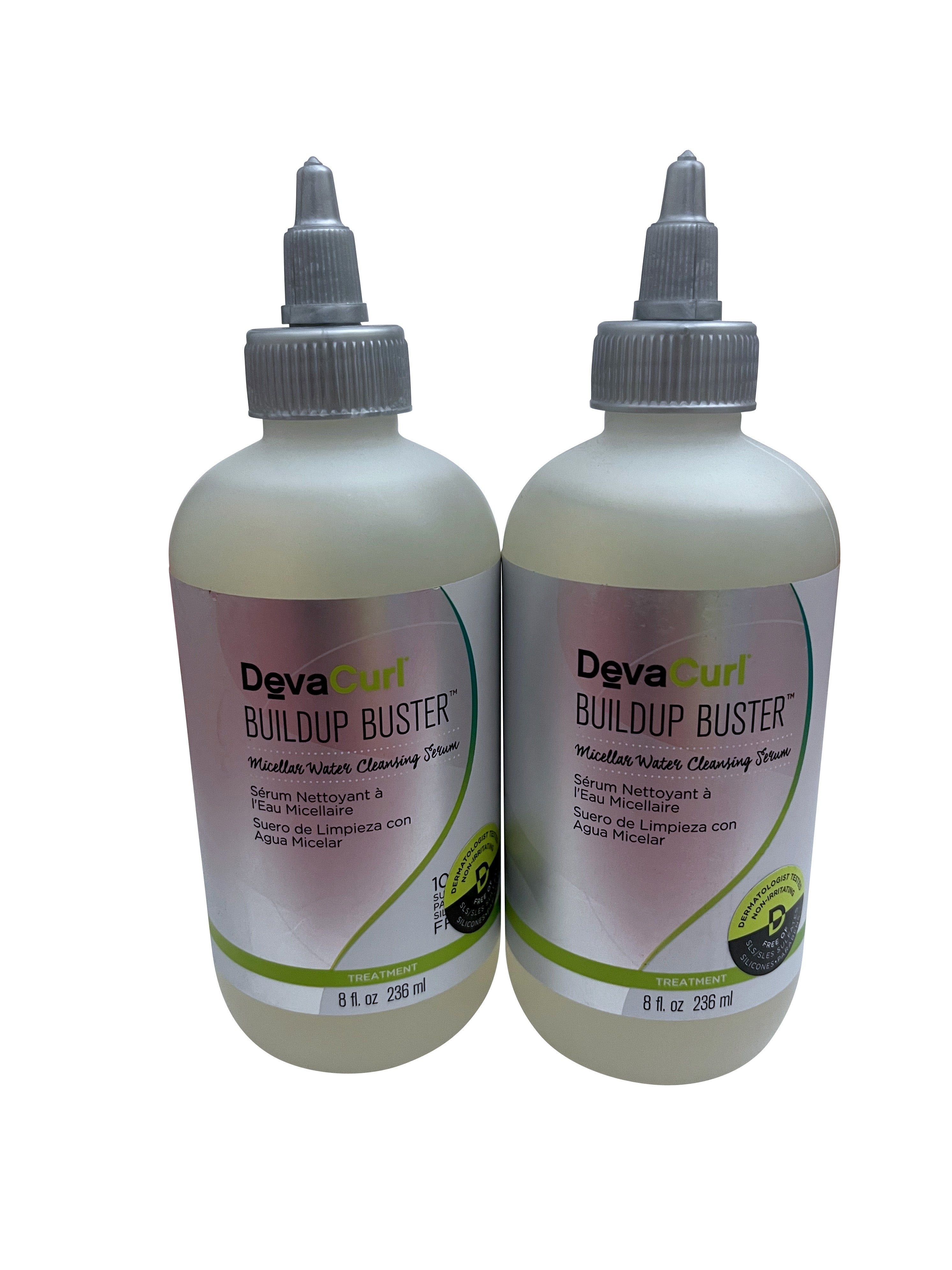 DevaCurl Buildup Buster Micellar Water Cleansing Serum 8 OZ Set of 2