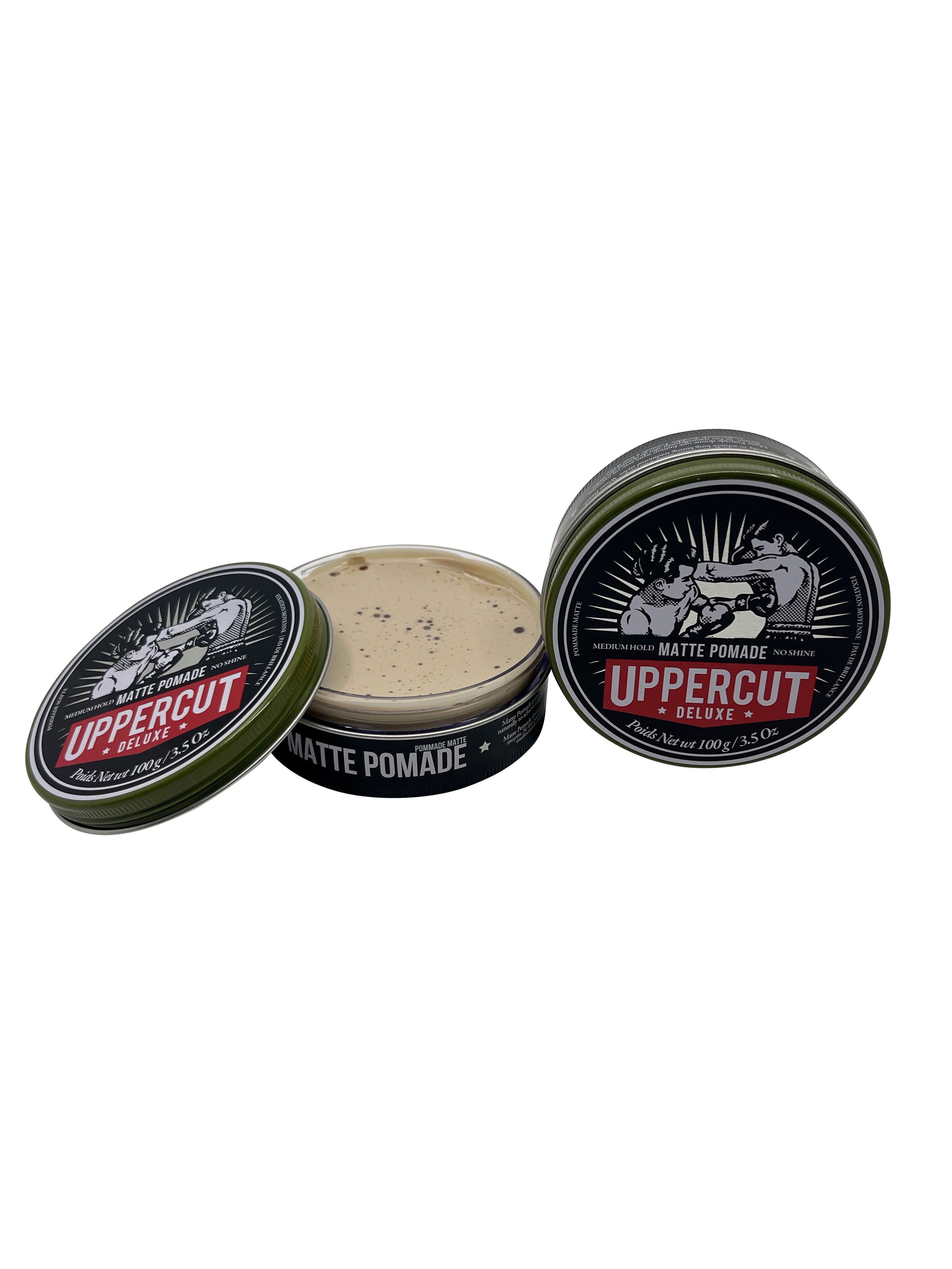 Uppercut Deluxe Matte Pomade Medium Hold 3.5 OZ Set of 2