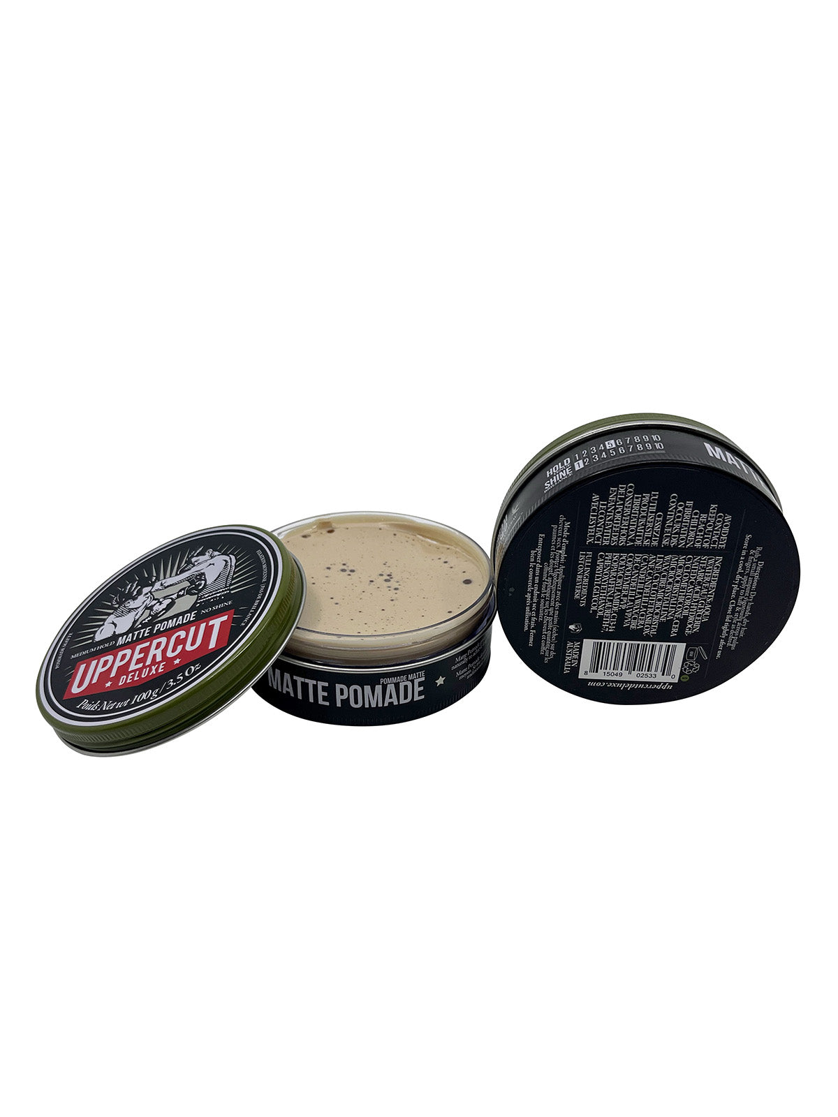 Uppercut Deluxe Matte Pomade Medium Hold 3.5 OZ Set of 2