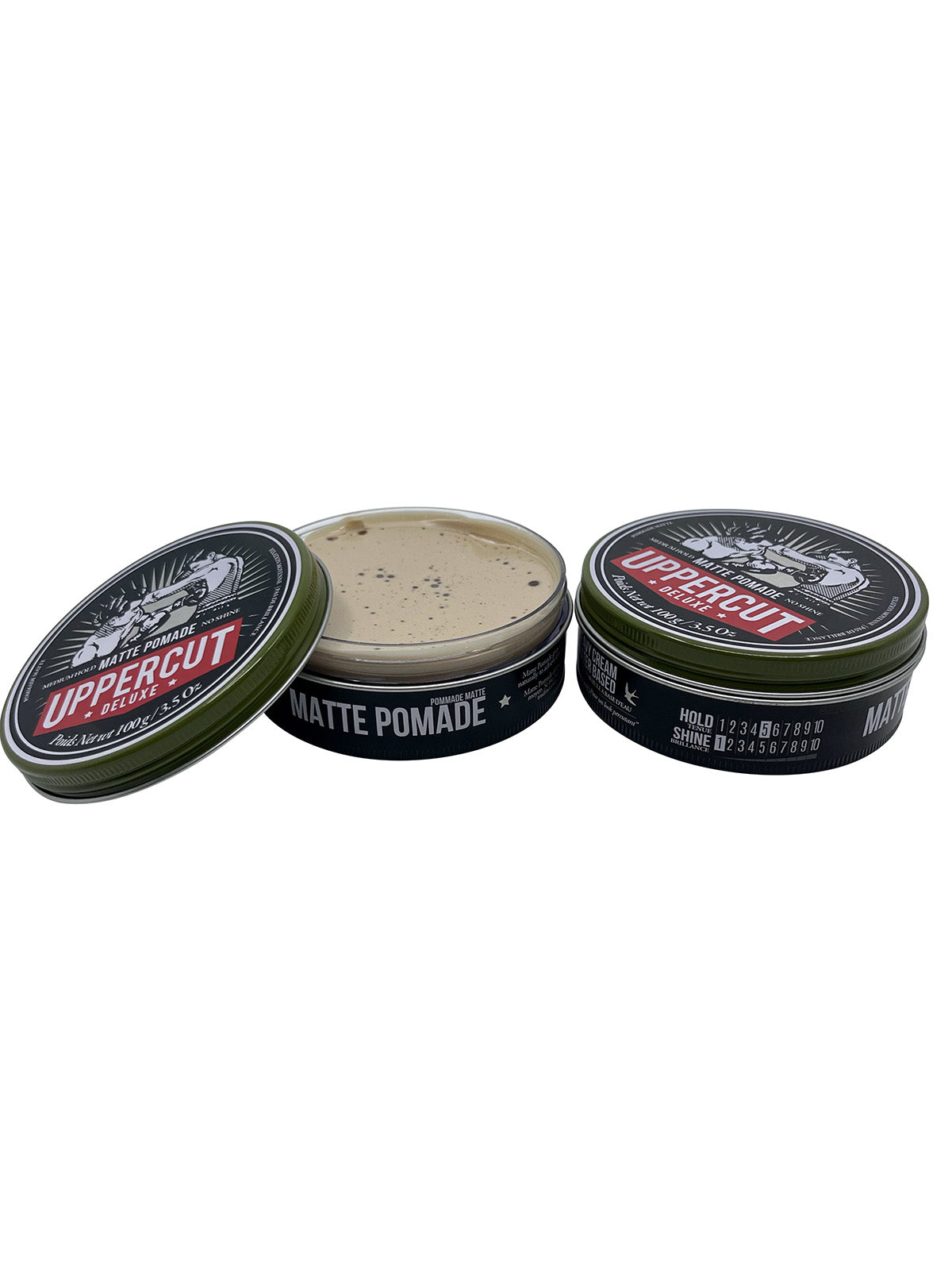 Uppercut Deluxe Matte Pomade Medium Hold 3.5 OZ Set of 2