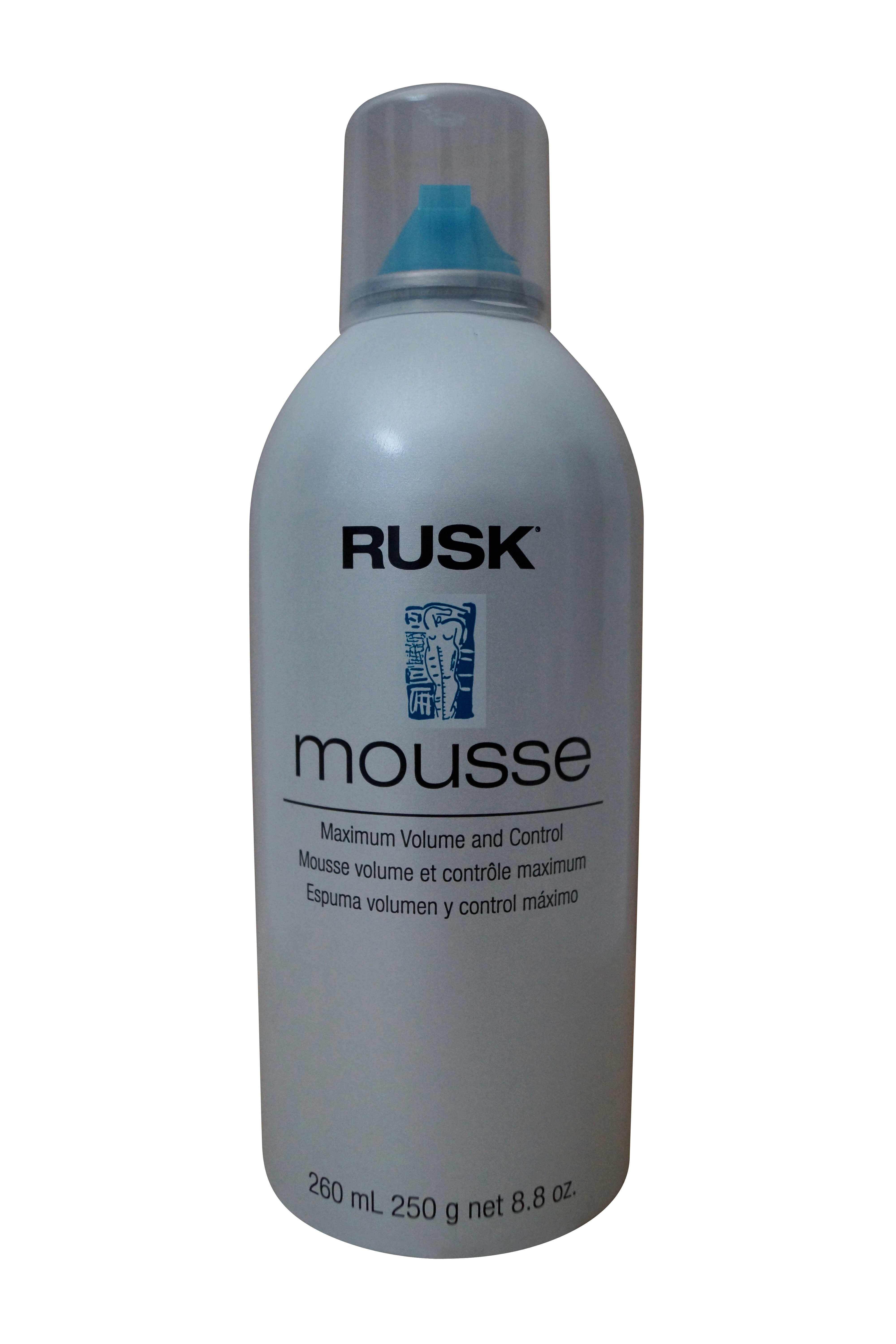 Rusk Mousse Maximum Volume & Control 8.8 OZ