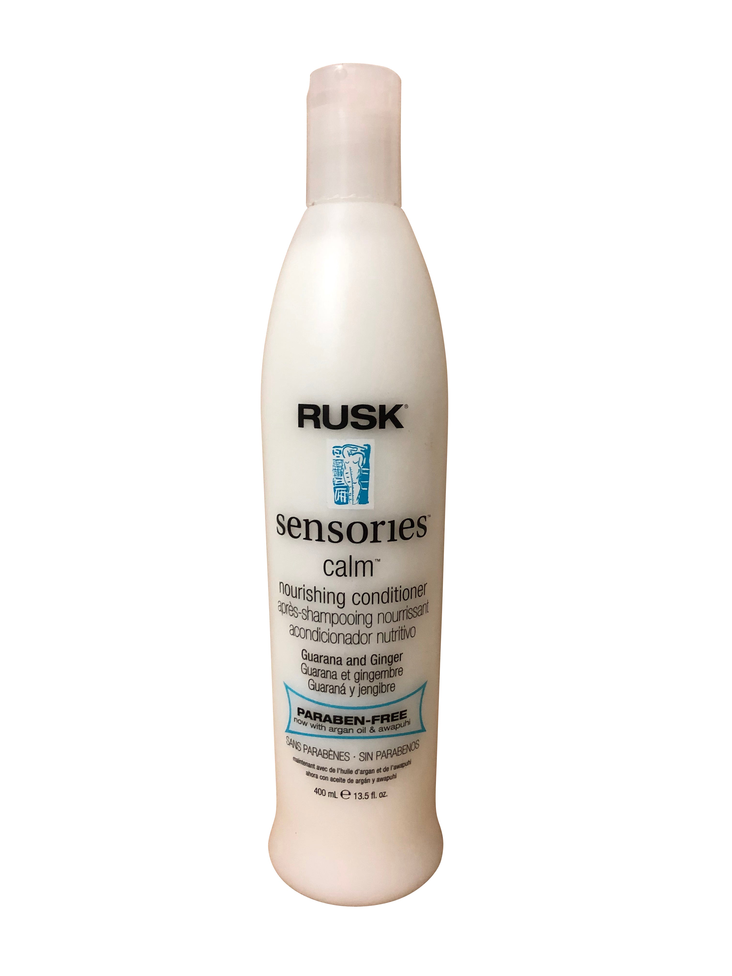 Rusk Sensories Calm Nourishing Conditioner Guarana & Ginger Paraben Free 13.5 OZ