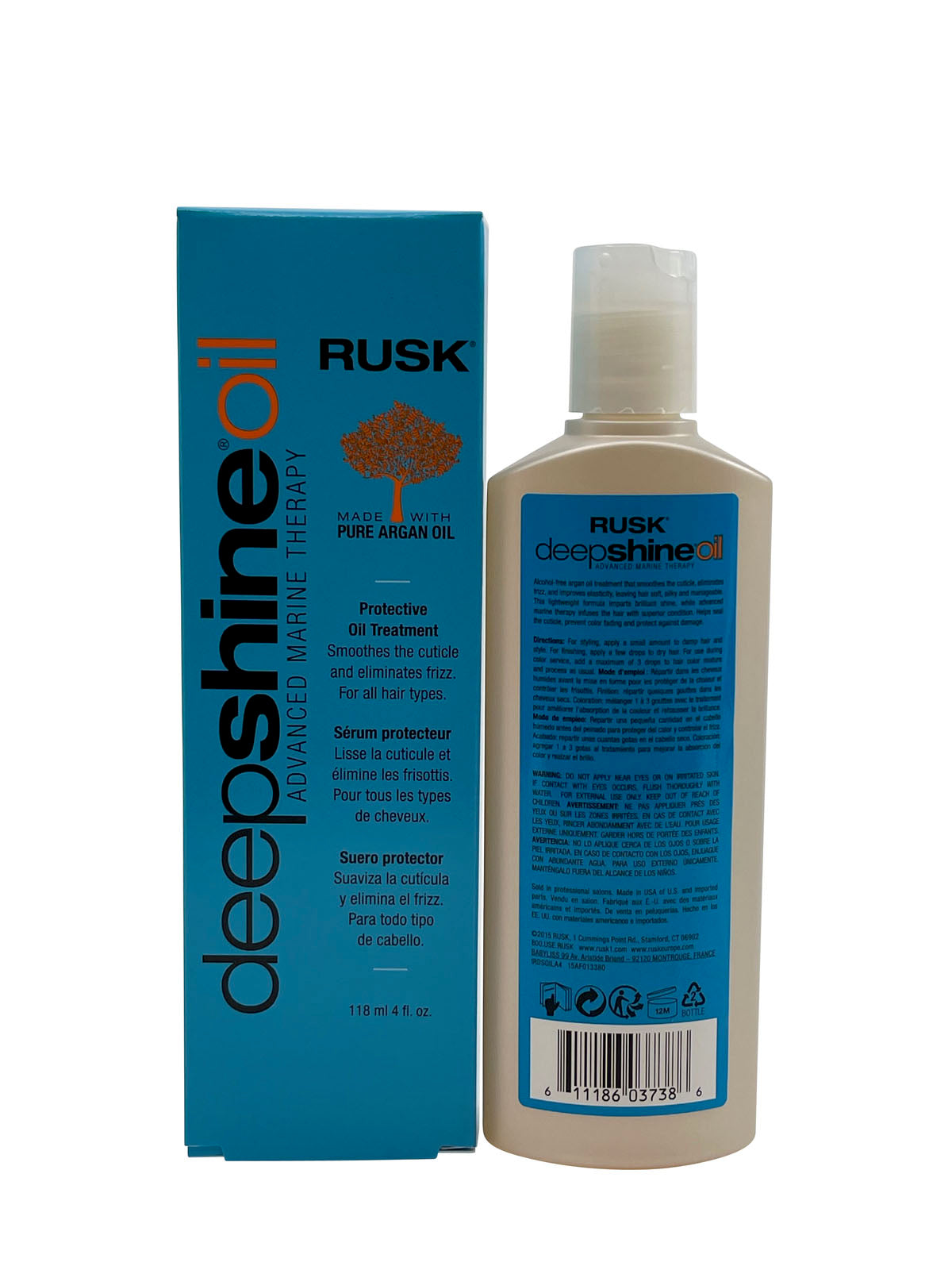 Rusk Deep Shine Oil Protective Oil Treatment 4 OZ