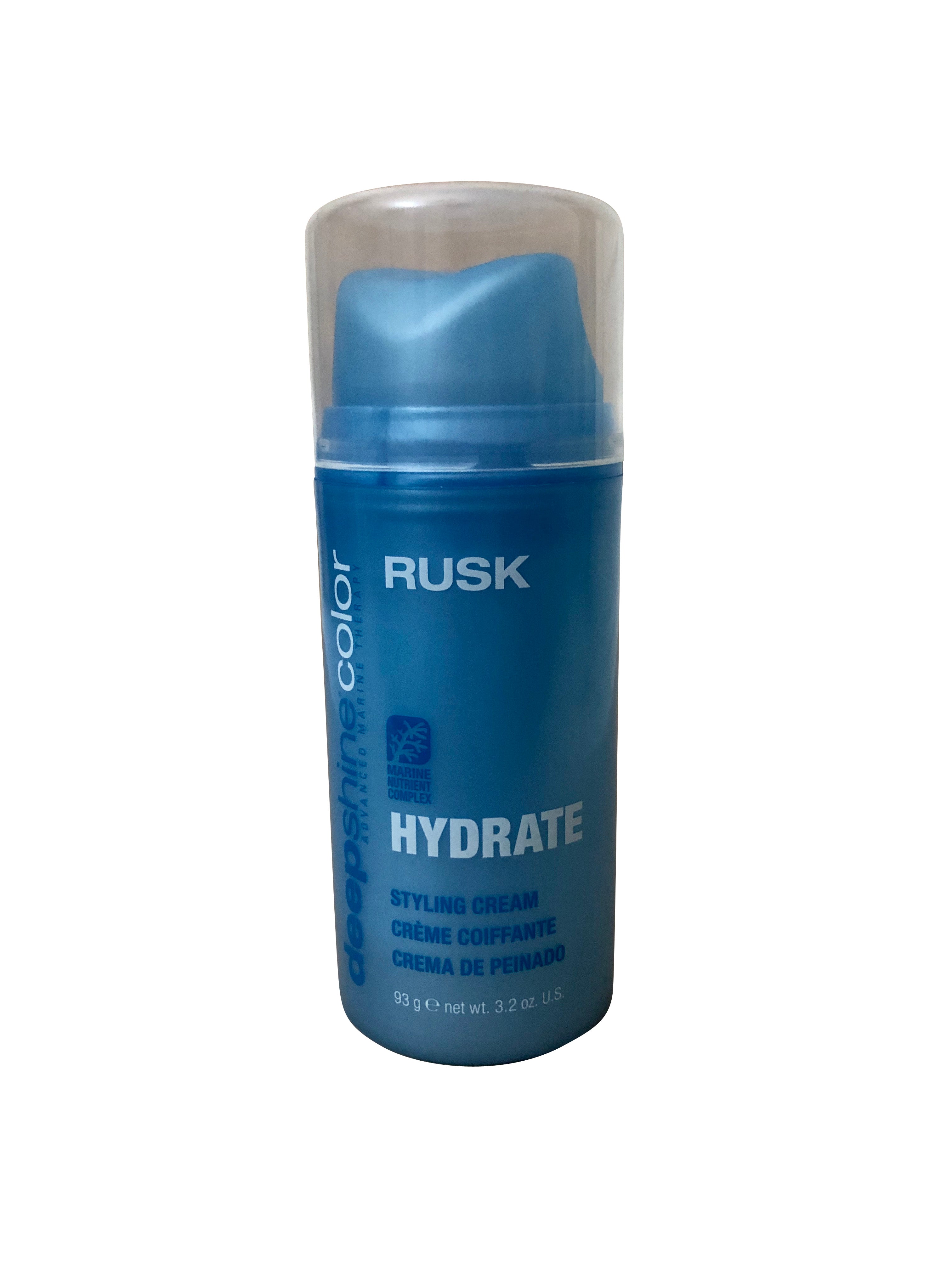 Rusk Deep Shine Color Hydrate Styling Cream 3.2 OZ