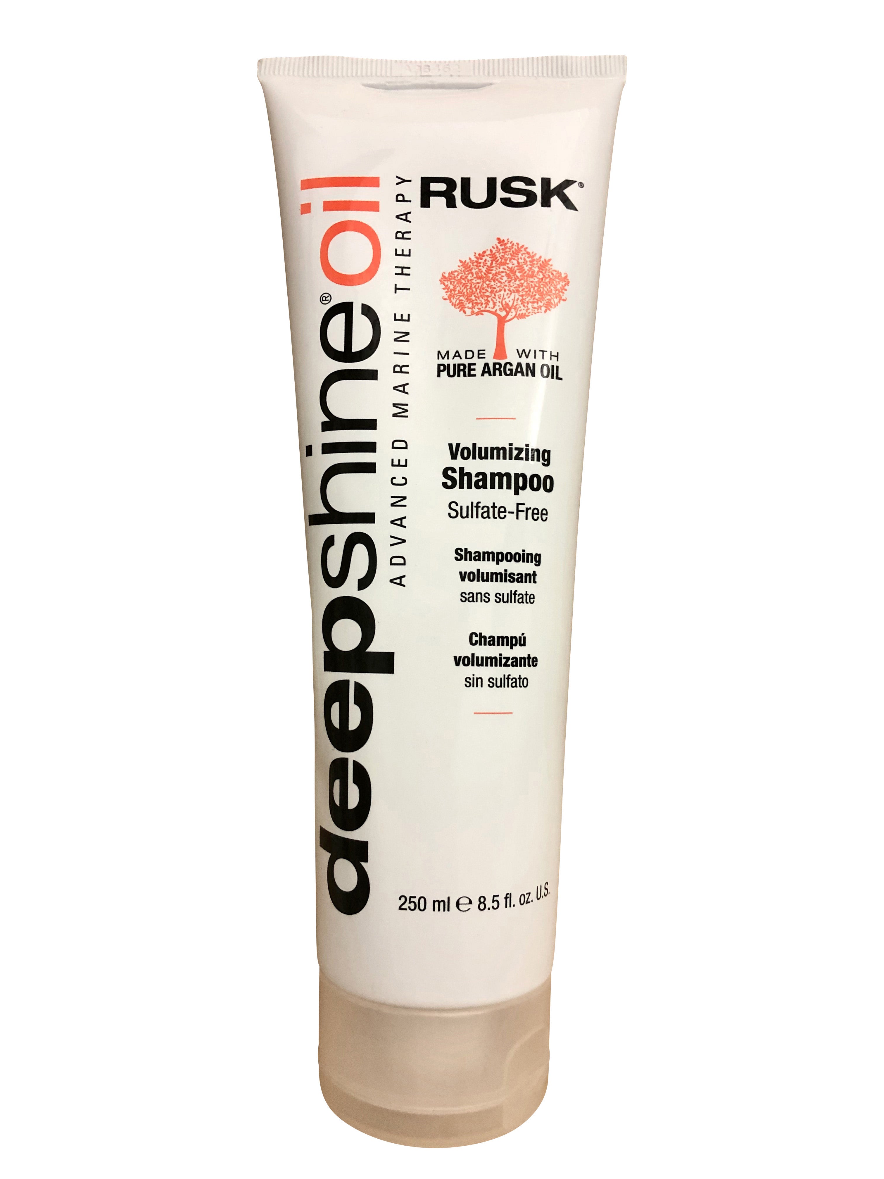 Rusk Deepshine Oil Volumizing Shampoo Sulfate Free 8.5 OZ