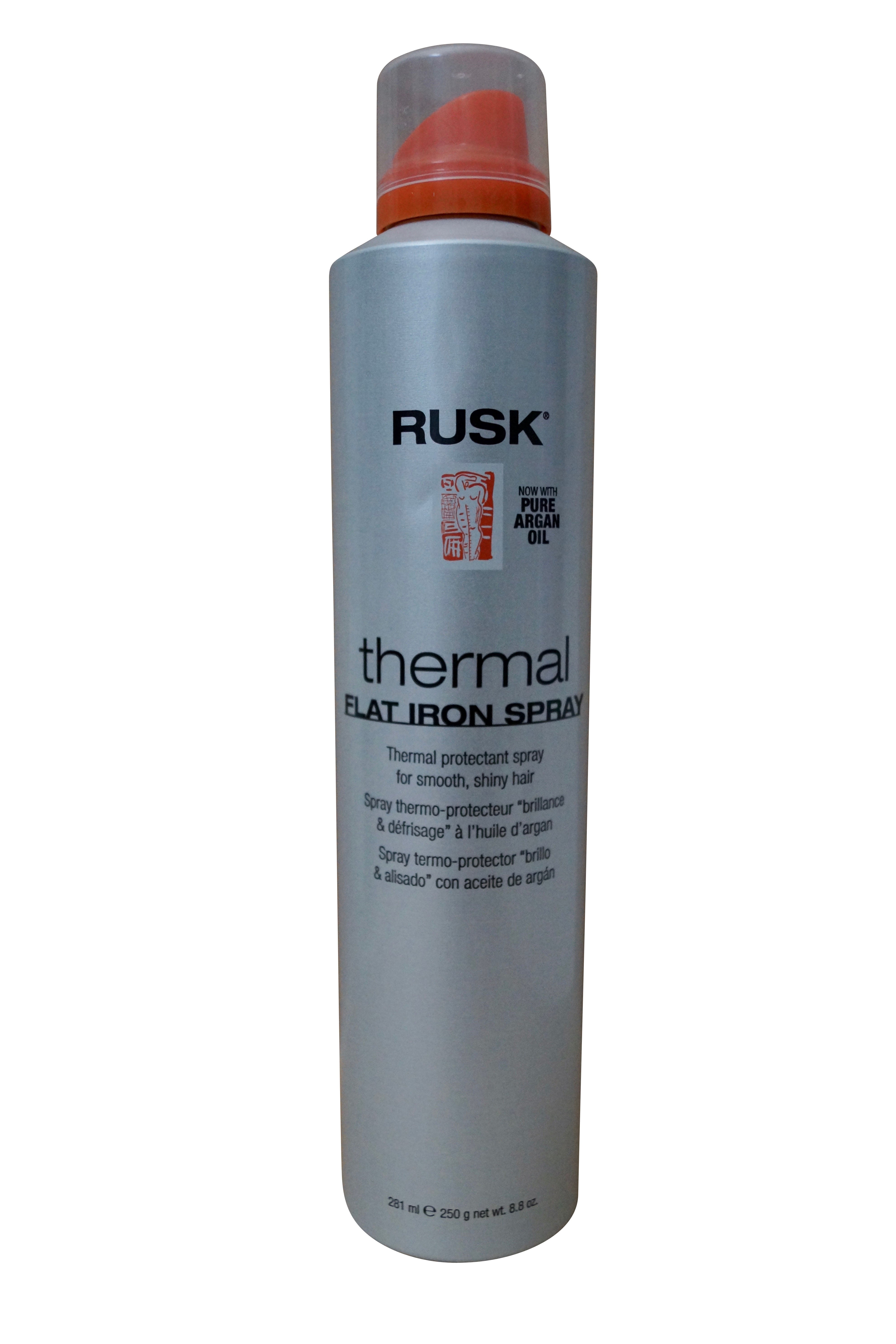 Rusk Thermal Flat Iron Spray Thermal Protectant Spray 8.8 OZ