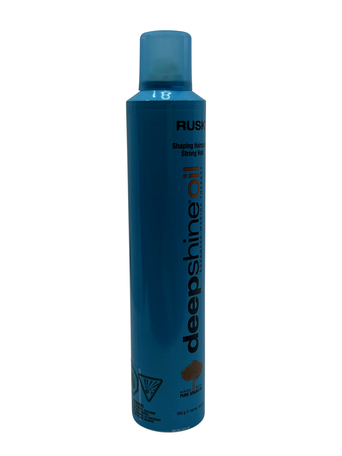 Rusk Deep Shine Oil Shaping Hair Spray Strong Hold 10.6 OZ