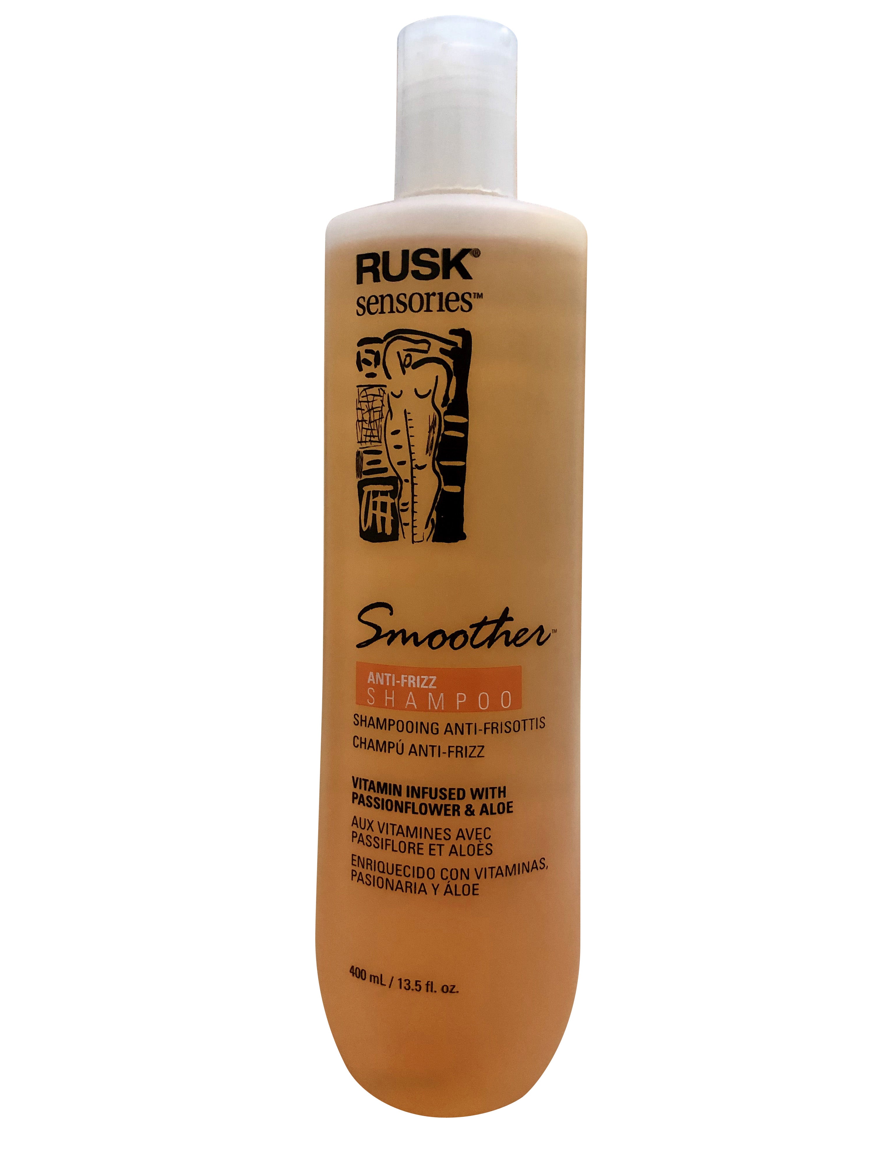 Rusk Sensories Smoother Anti Frizz Shampoo 13.5 OZ