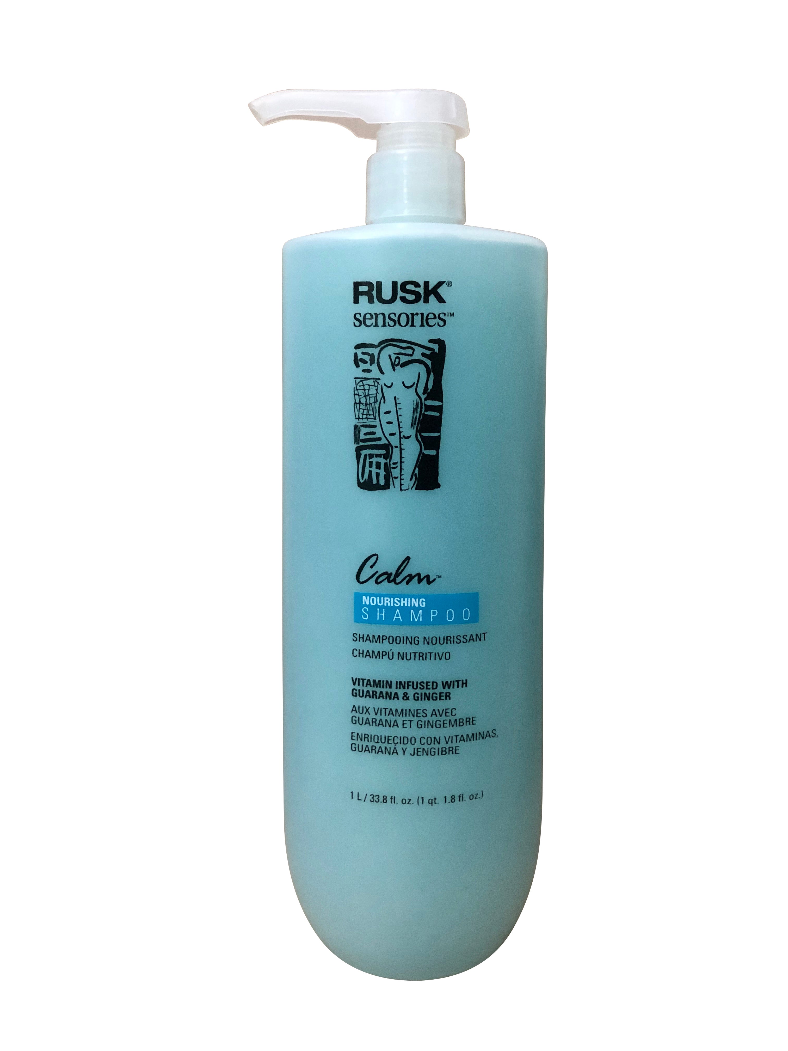 Rusk Calm Nourishing Shampoo Guarana & Ginger 33.8 OZ