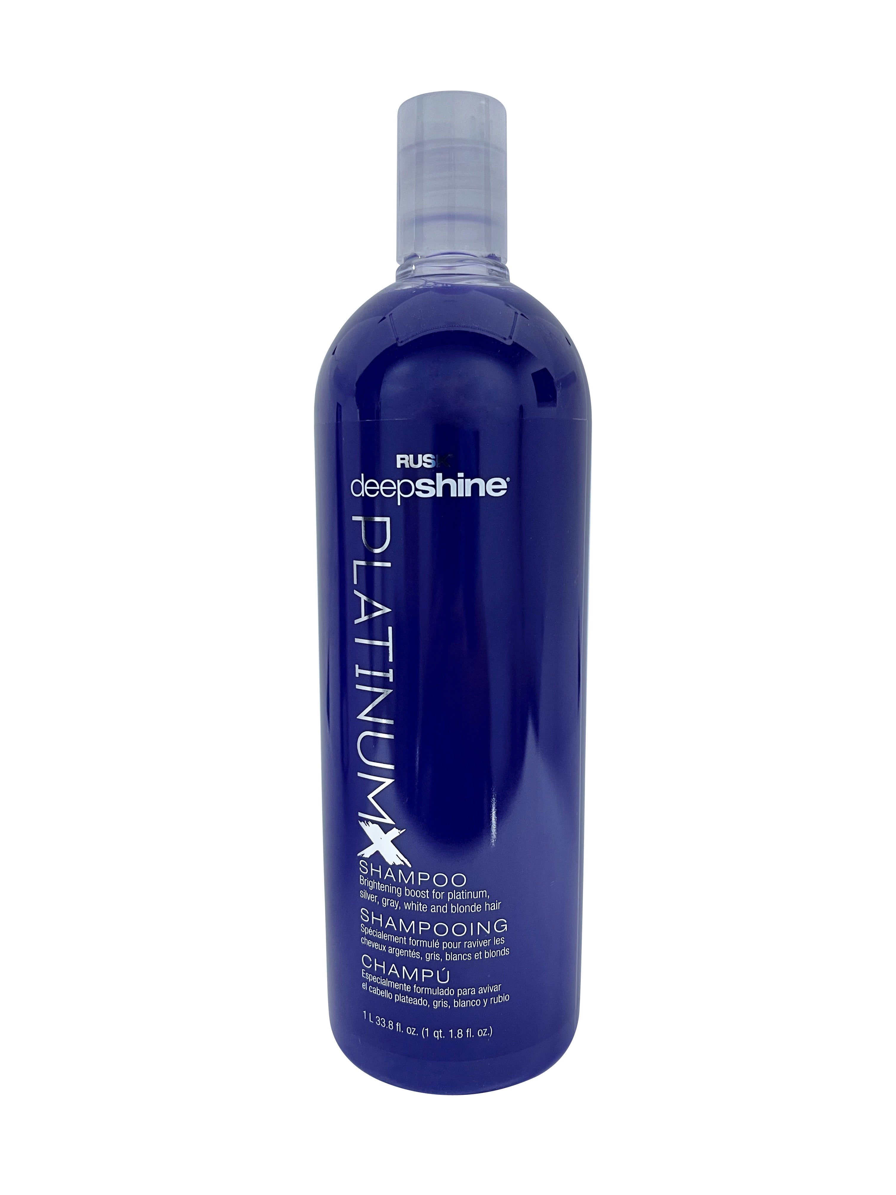 Rusk Deep Shine Platinum X Shampoo 33.8 OZ