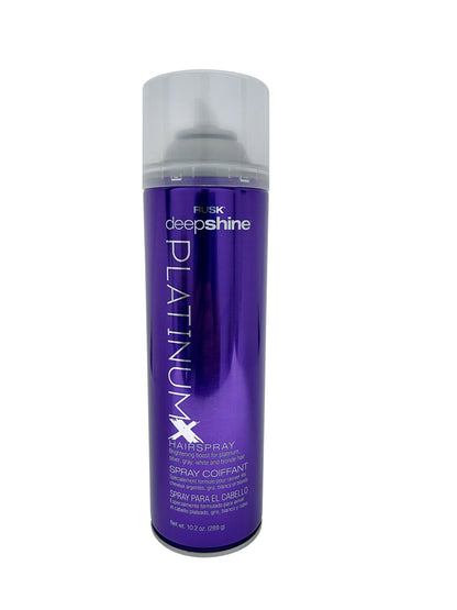 Rusk Deep Shine Platinum X Hairspray 10.2 OZ