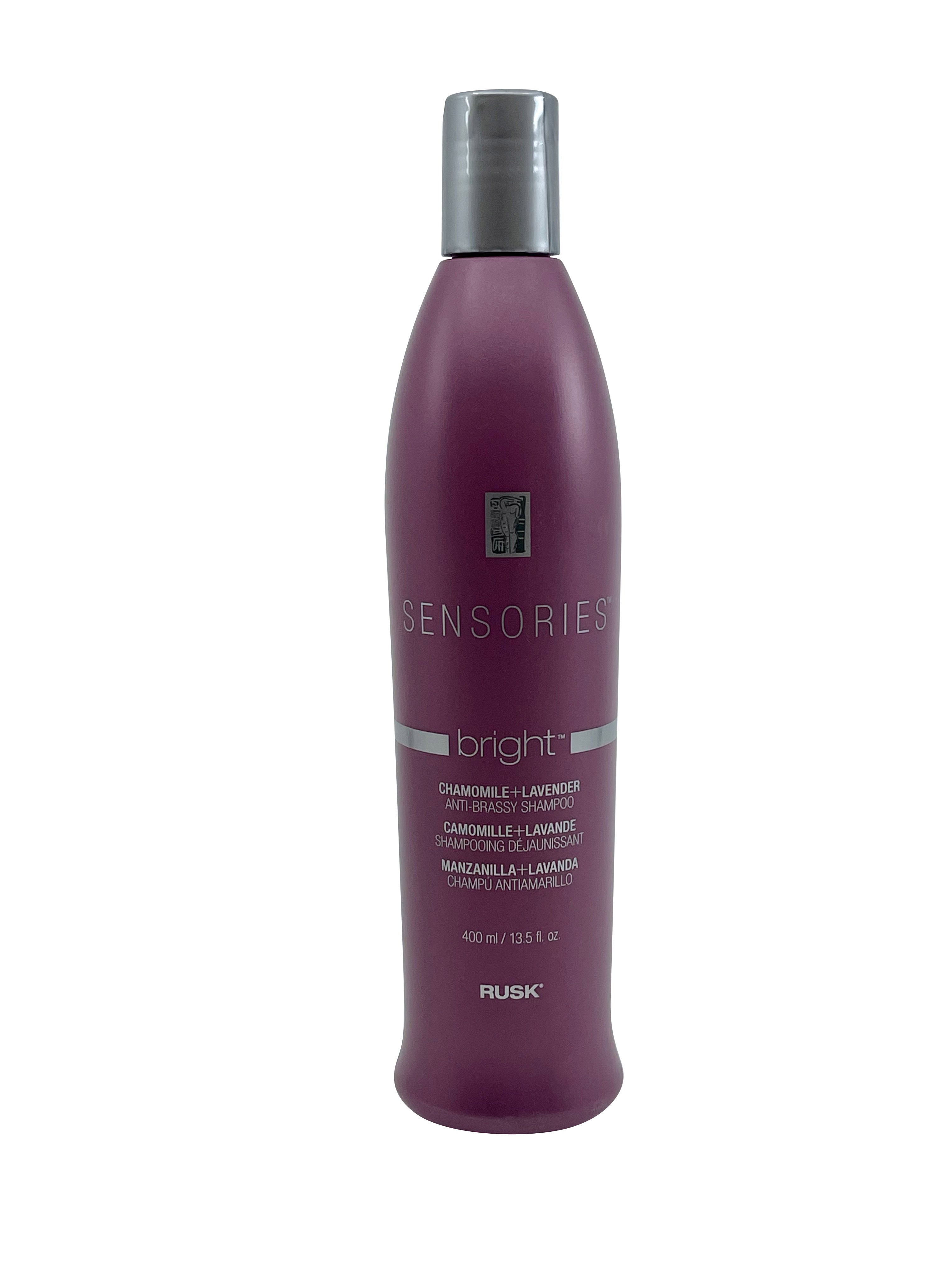 Rusk Sensories Bright Anti Brassy Shampoo 13.5 OZ