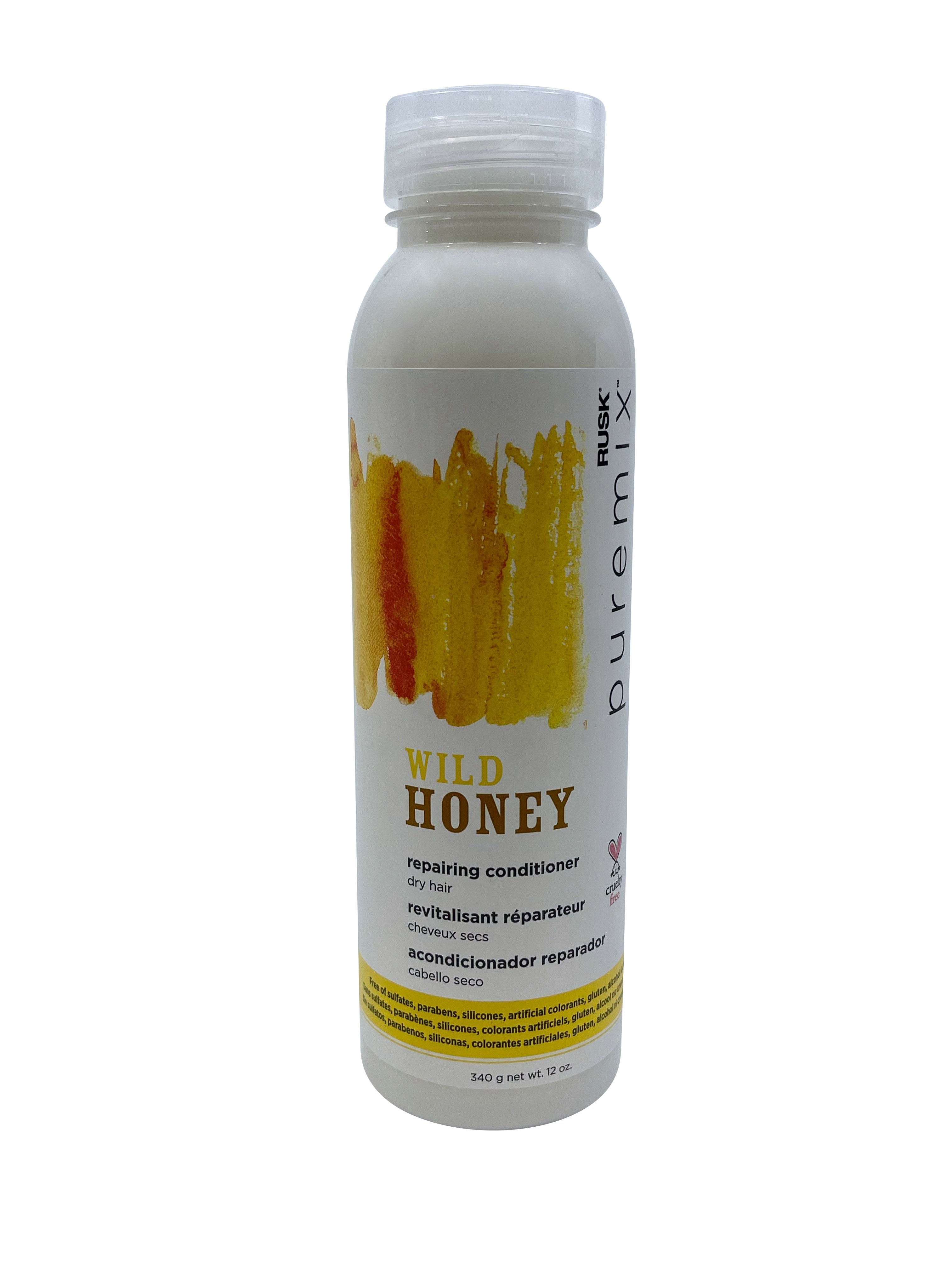 Rusk Pure Mix Wild Honey Repairing Conditioner Dry Hair 12 OZ