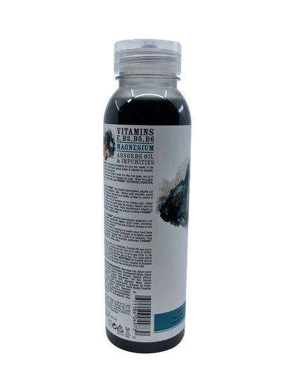 Rusk Pure Mix Activated Charcoal Purifying Shampoo All Hair Types 12 OZ