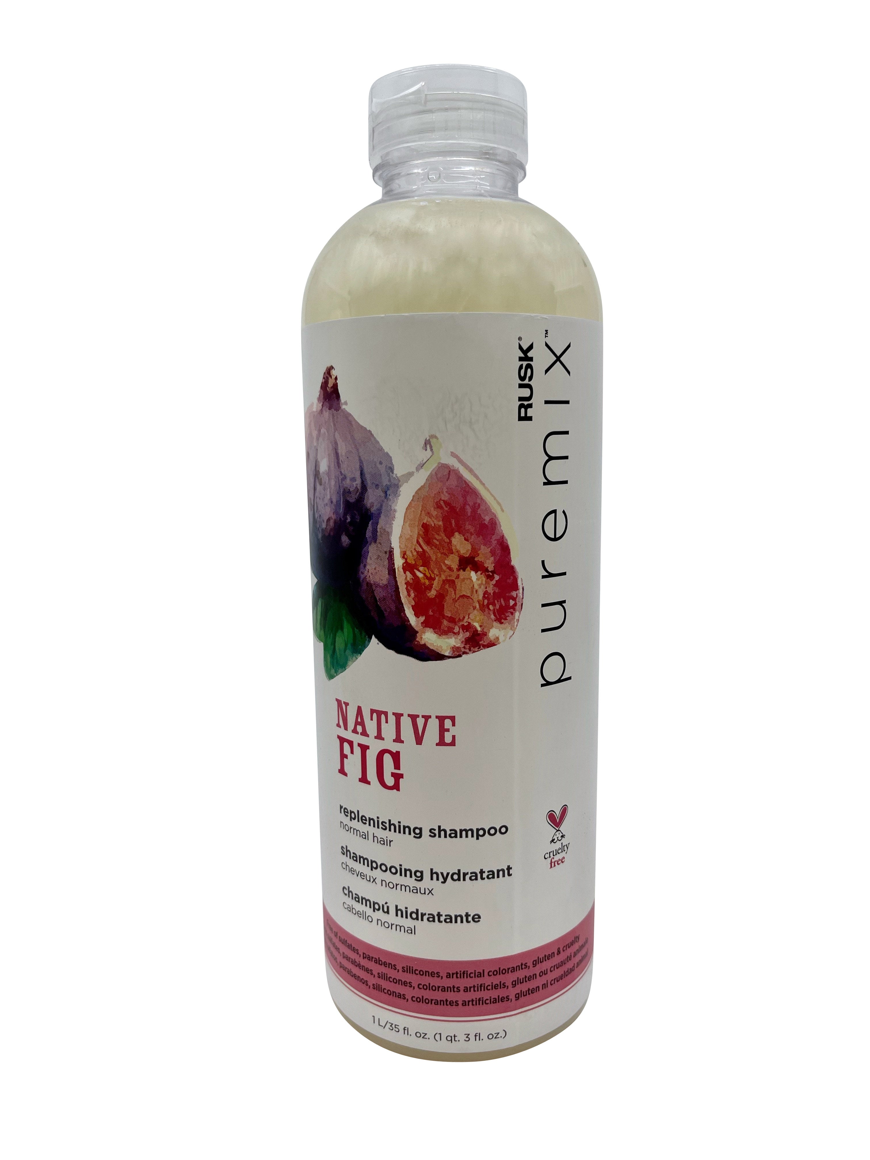 Rusk Pure Mix Native Fig Replenishing Shampoo Normal Hair 35 OZ