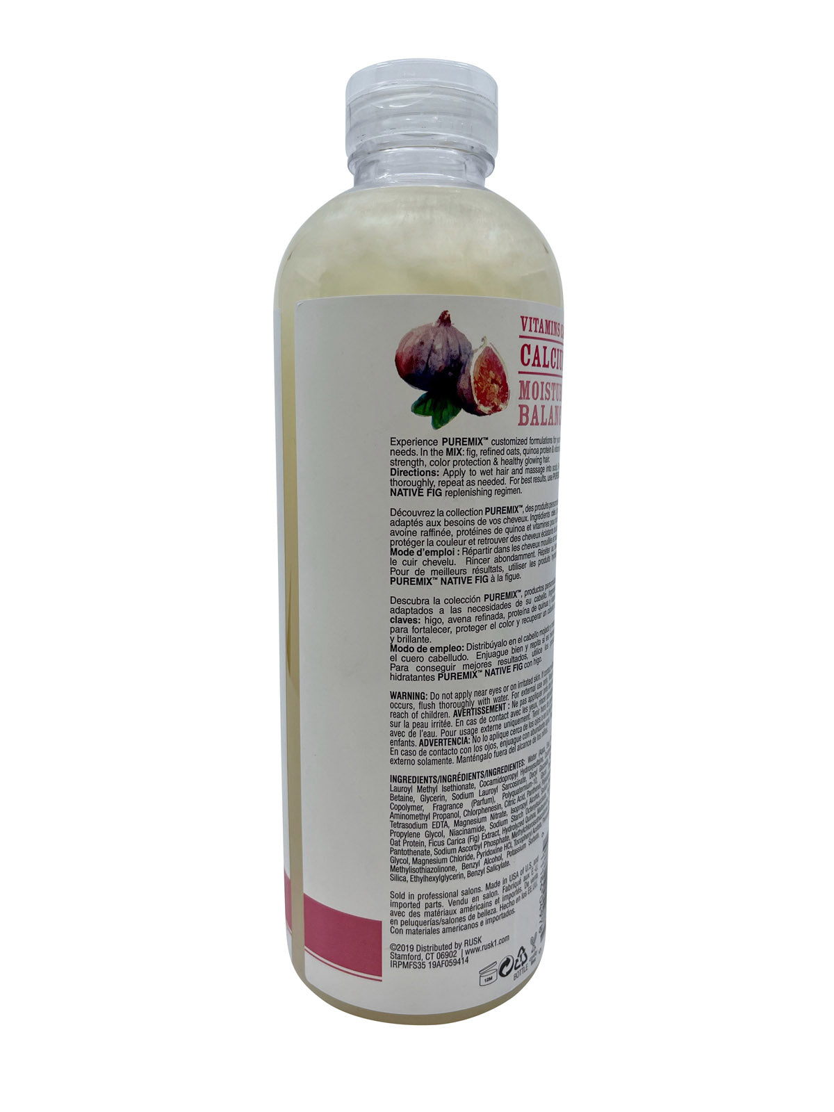 Rusk Pure Mix Native Fig Replenishing Shampoo Normal Hair 35 OZ