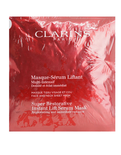 Clarins Super Restorative Instant Lift Serum Mask 1 OZ Set of 5