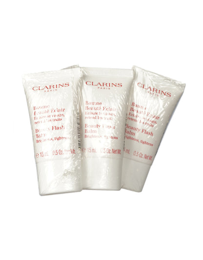 Clarins Beauty Flash Balm All Skin Types 0.5 OZ Set of 3